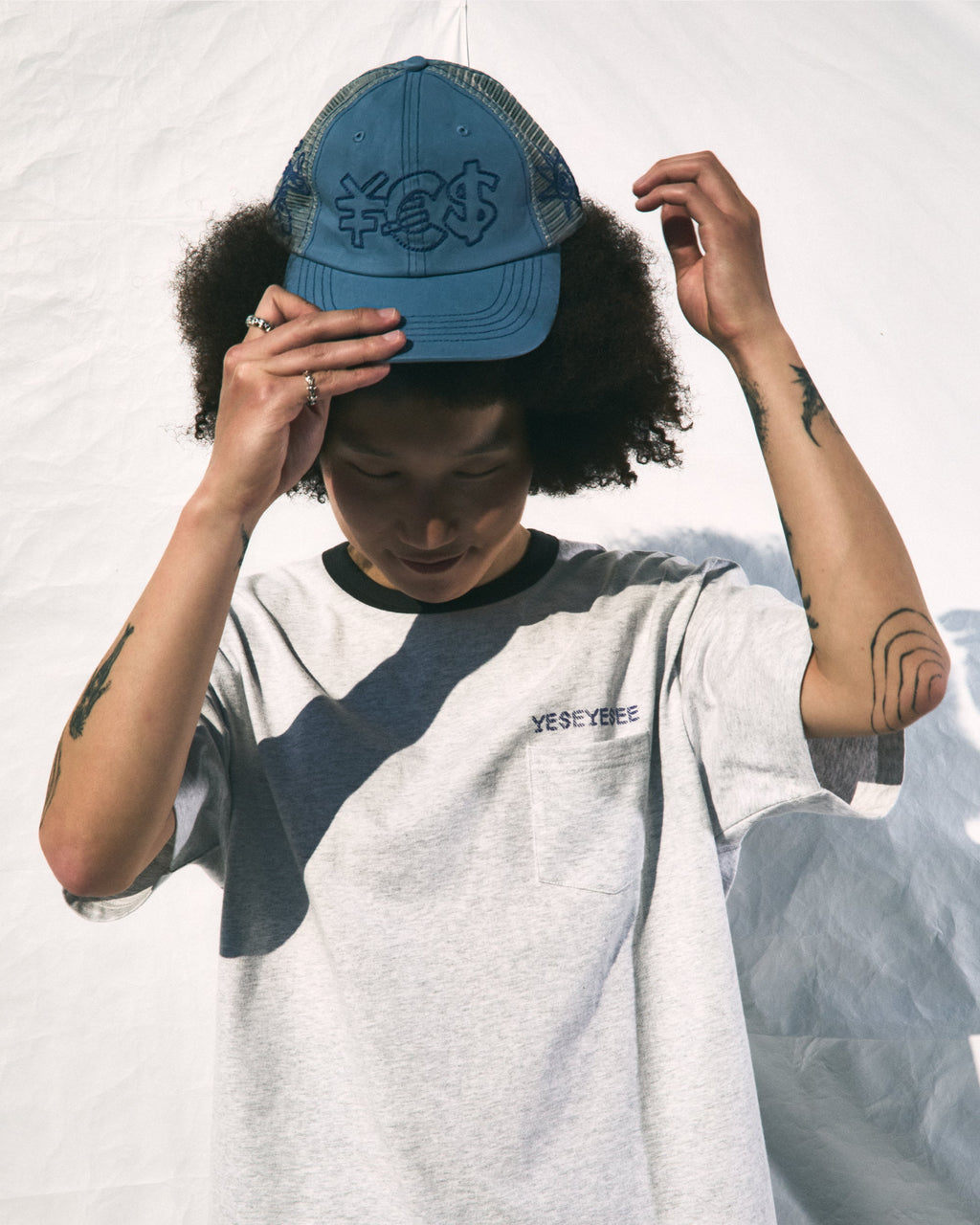 yeseyesee - Hardcore Mesh Cap (Slate) product image 8 | TRAB K-Fashion Australia