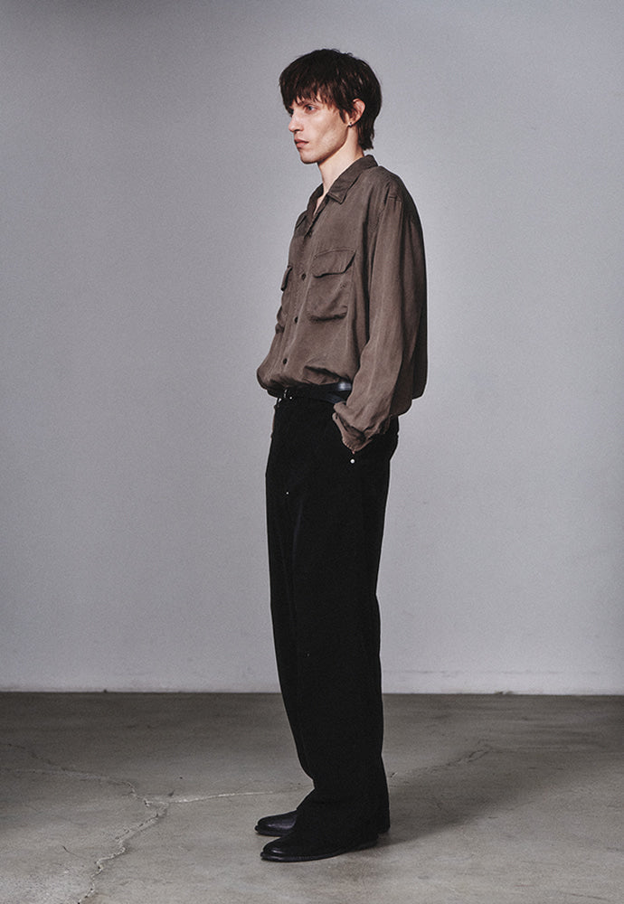Art if acts - Tencel Two Pocket Shirt (Mud) product image 2 | TRAB K-Fashion Australia