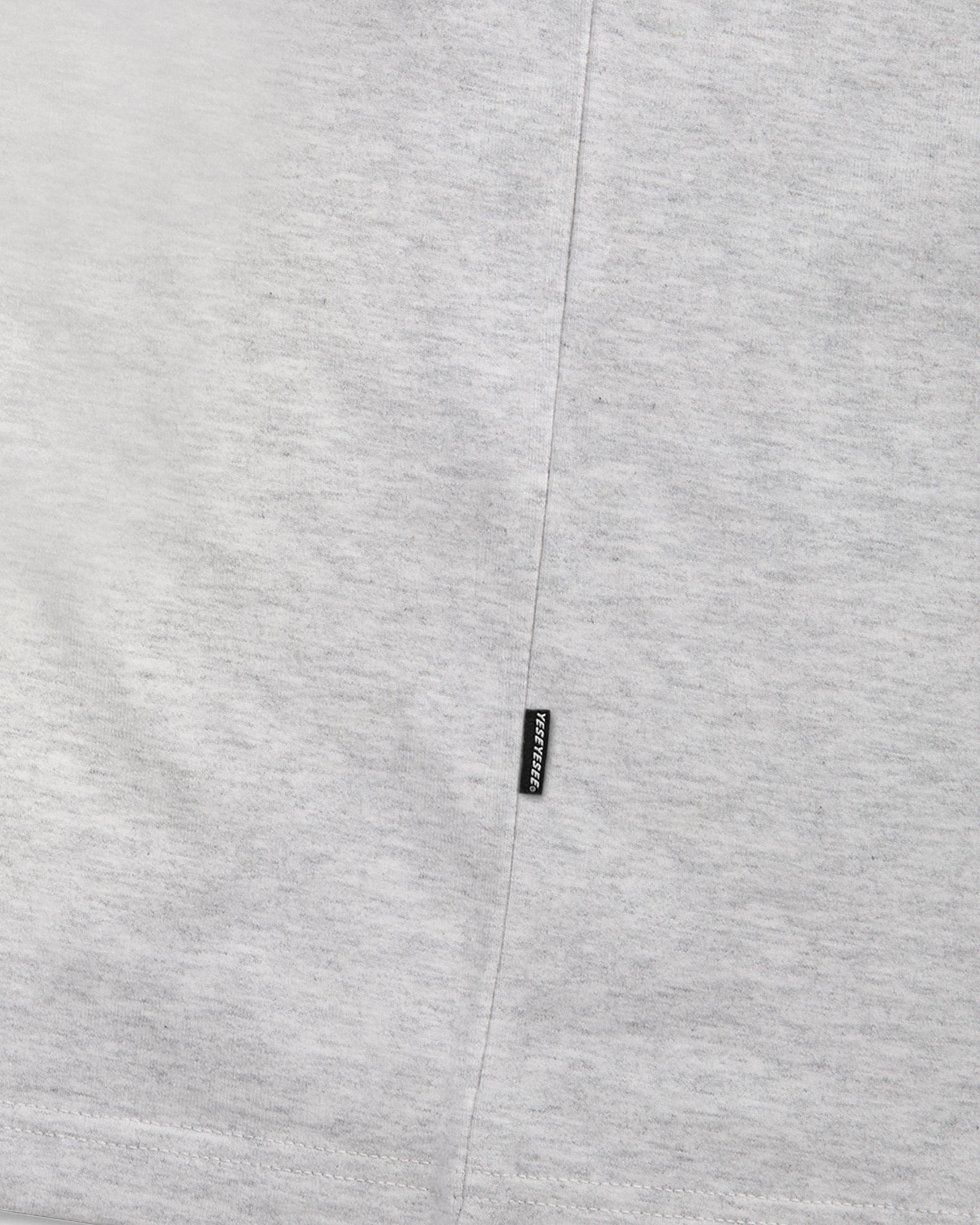 yeseyesee - Plaid C-Logo Tee (Light Grey) product image 5 | TRAB K-Fashion Australia