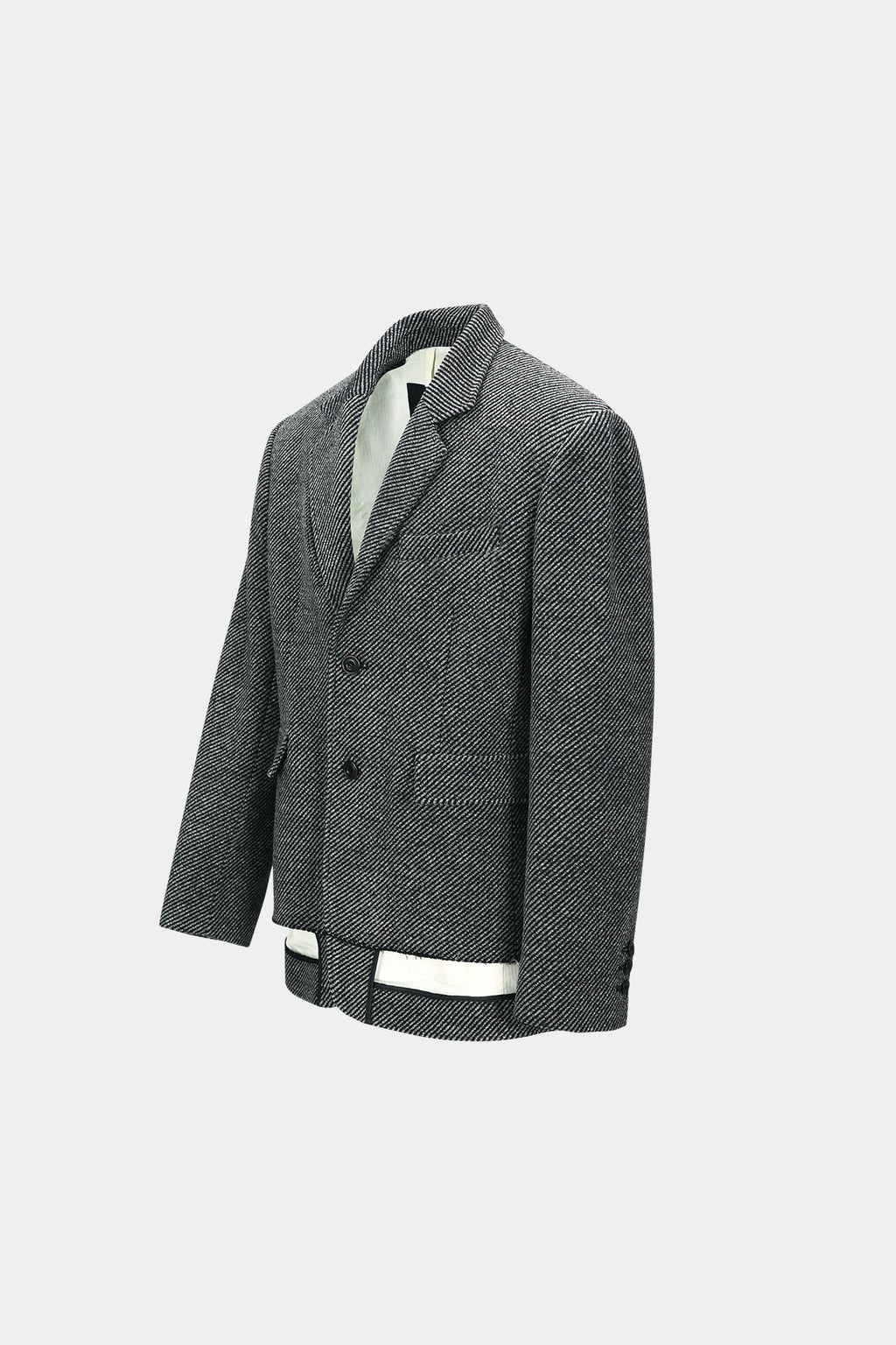 Andersson Bell - Unisex Inside-Out Wool Jacket (Grey) product image 17 | TRAB K-Fashion Australia