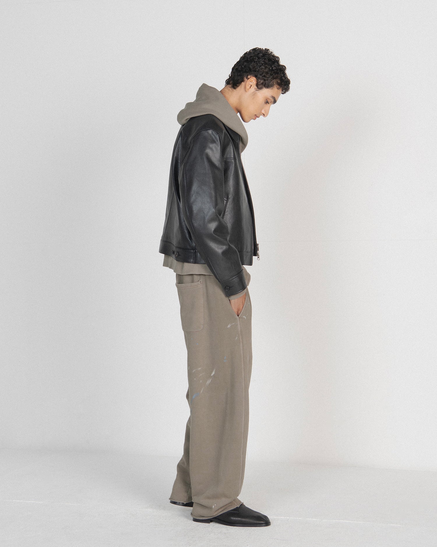 Brownyard - Leather Blouson (Black) product image 2 | TRAB K-Fashion Australia