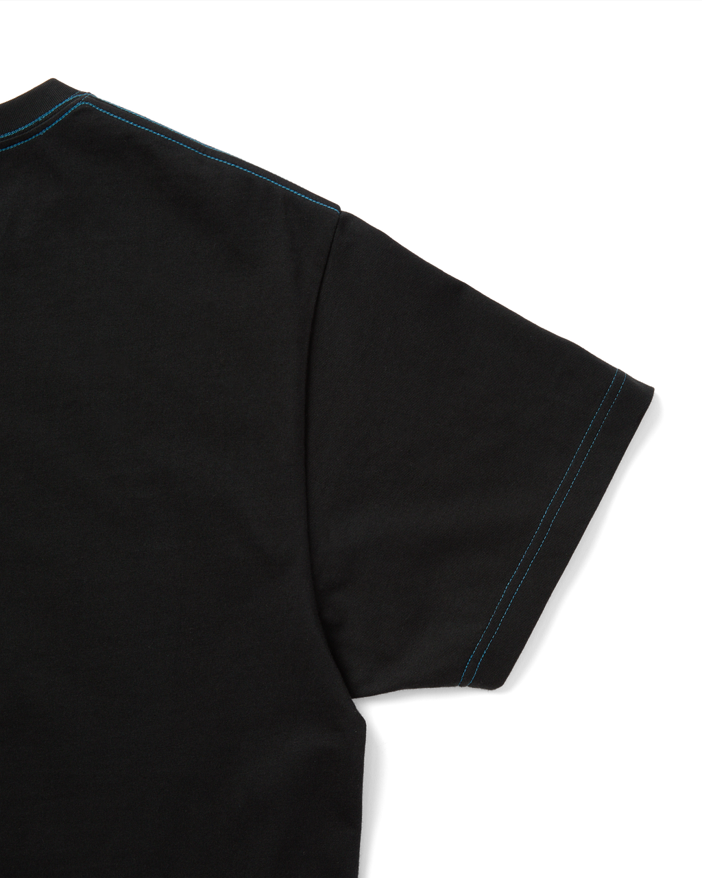 yeseyesee - Contrast Stitch Chain Logo Tee (Black) product image 6 | TRAB K-Fashion Australia
