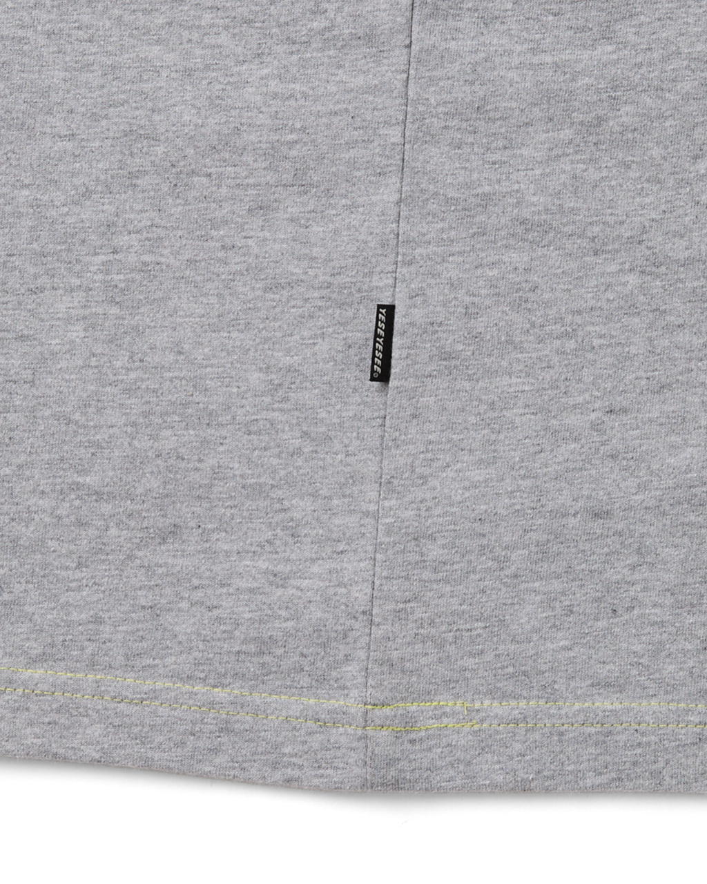 yeseyesee - Contrast Stitch Chain Logo Tee (Grey) product image 5 | TRAB K-Fashion Australia