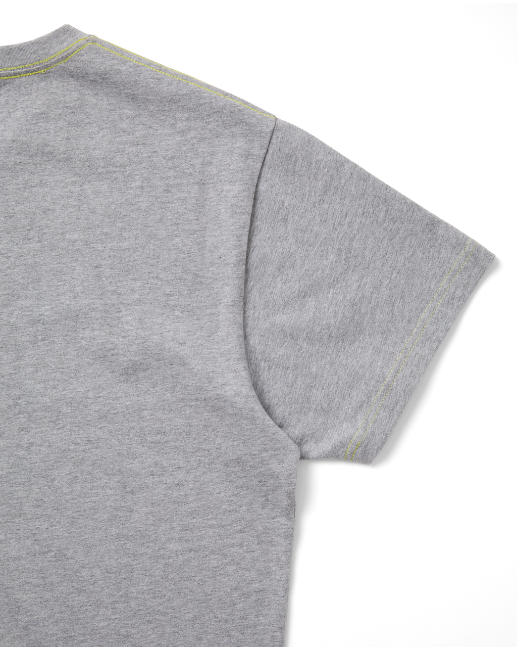 yeseyesee - Contrast Stitch Chain Logo Tee (Grey) product image 6 | TRAB K-Fashion Australia