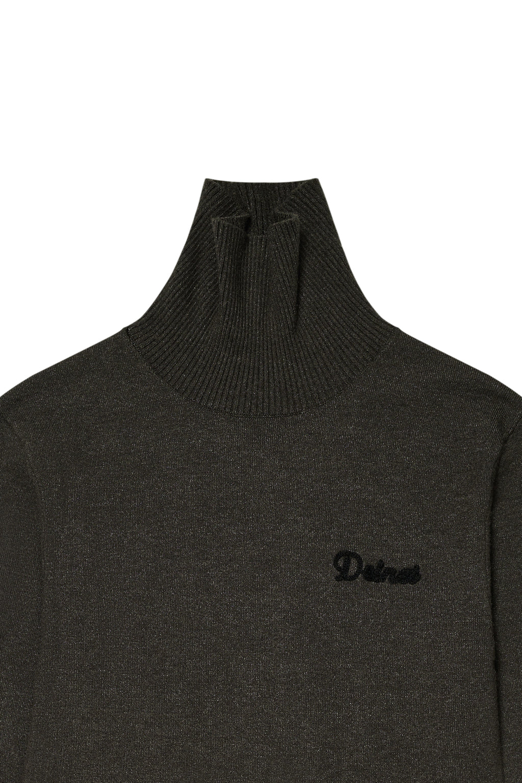 Deinet - Turtleneck Slim Knit Top (Charcoal) product image 3 | TRAB K-Fashion Australia