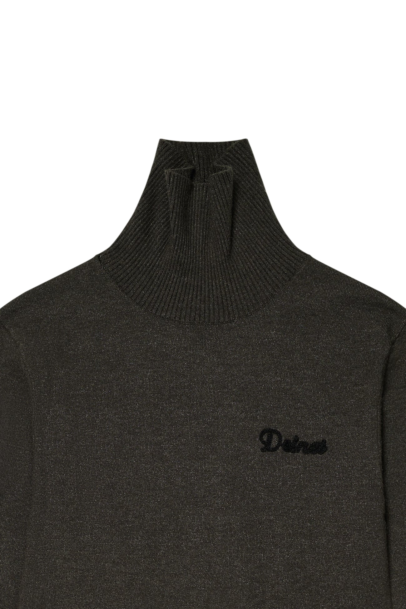 Deinet - Turtleneck Slim Knit Top (Charcoal) product image 3 | TRAB K-Fashion Australia