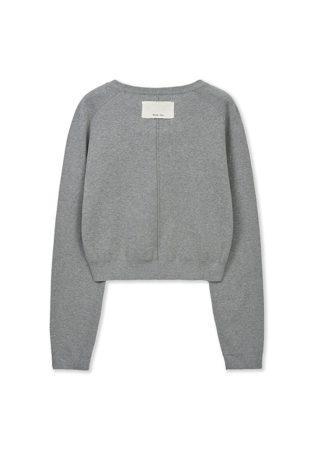 Matin Kim - Raglan Sleeve Knit Pullover (Grey) product image 2 | TRAB K-Fashion Australia