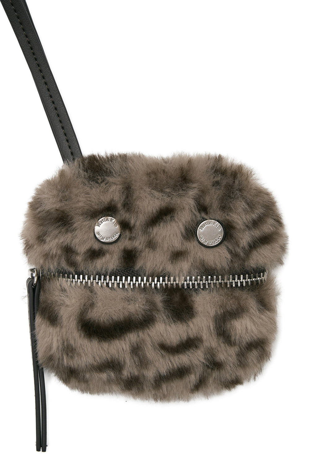 Matin Kim - Leopard Mini Pouch (Grey) product image 3 | TRAB K-Fashion Australia