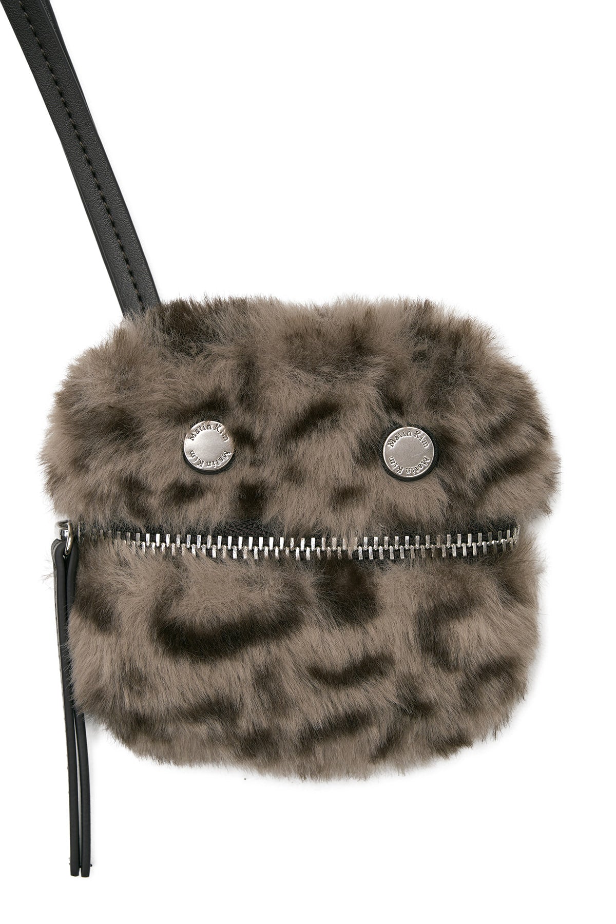 Matin Kim - Leopard Mini Pouch (Grey) product image 3 | TRAB K-Fashion Australia