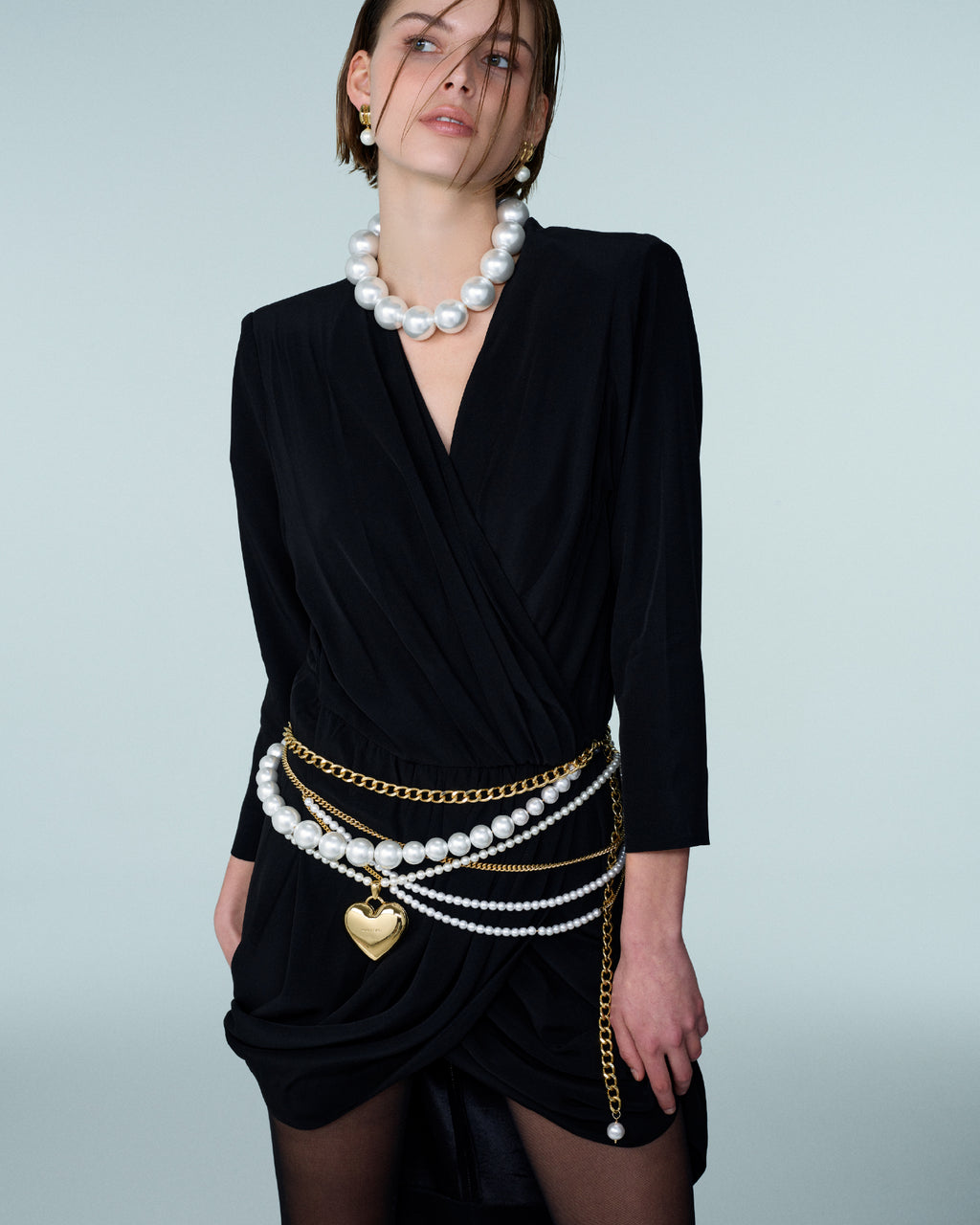 Numbering - Pearl Chain Belt #9001 product image 2 | TRAB K-Fashion Australia