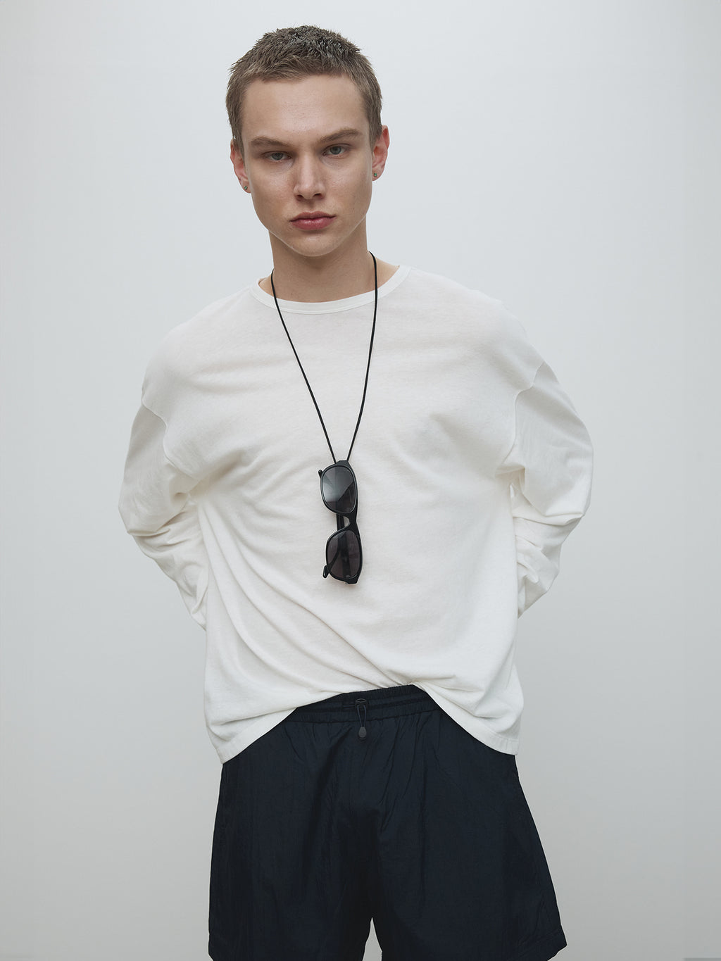 Tonywack - Drawstring Tech Shorts (Dark Navy) product image 5 | TRAB K-Fashion Australia