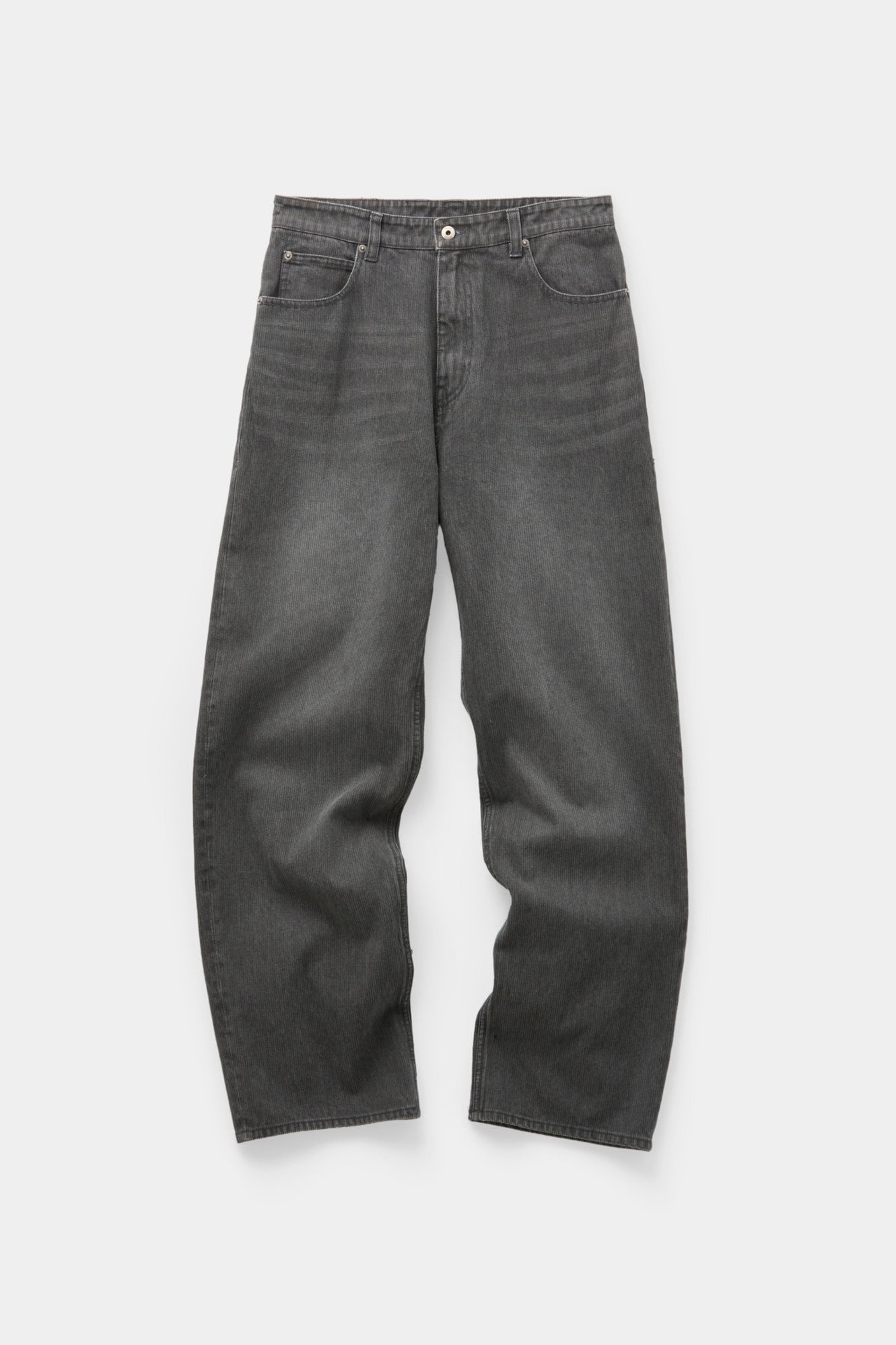 Coor - Brushed Rib Texture Jeans (Washed Gray) product image 1 | TRAB K-Fashion Australia
