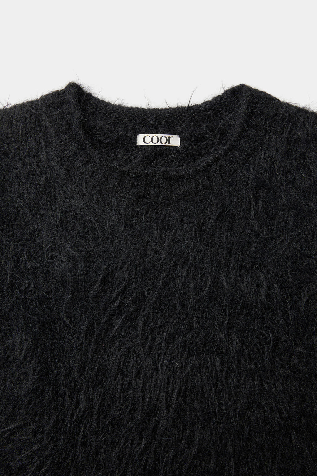 Coor - Fuzzy Oversized Knit (Black) product image 5 | TRAB K-Fashion Australia
