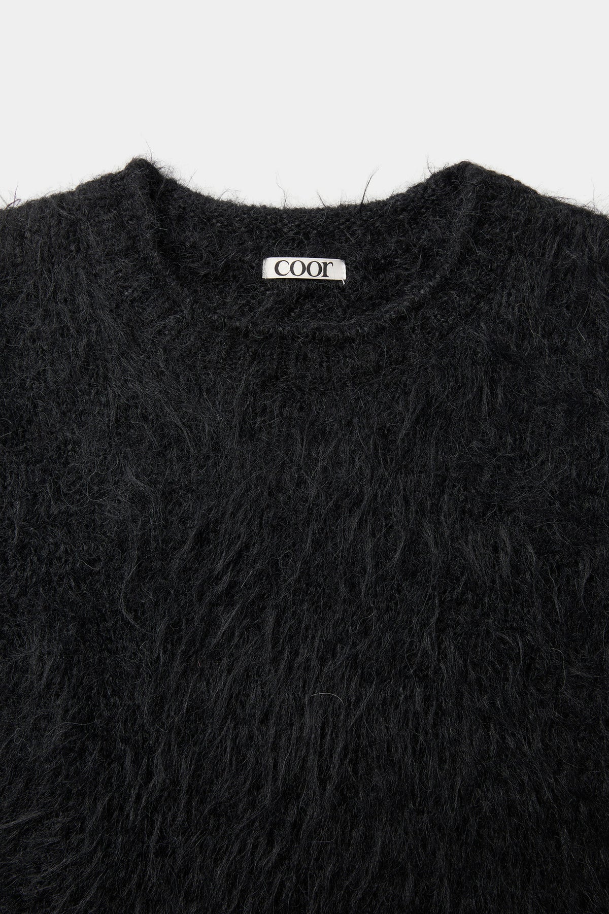 Coor - Fuzzy Oversized Knit (Black) product image 5 | TRAB K-Fashion Australia