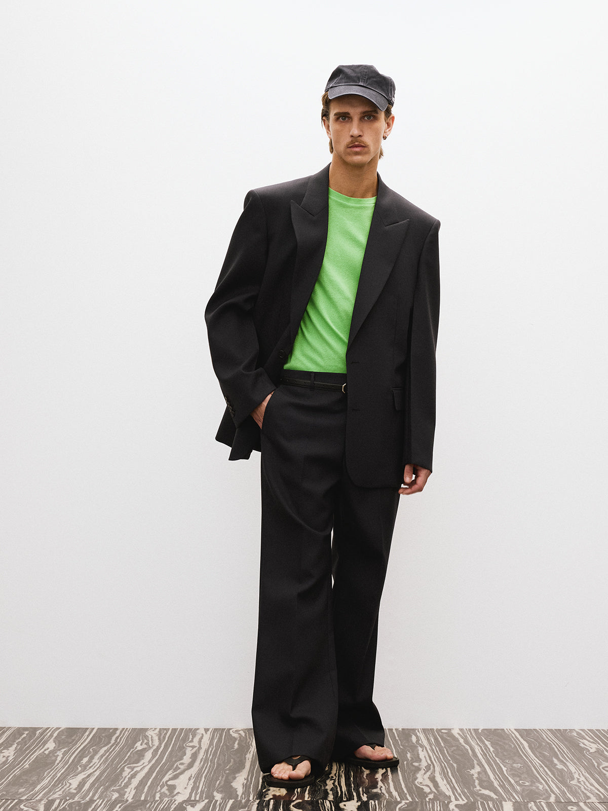 Recto - Structure Wool Tailored Jacket (Vintage Navy) product image 5 | TRAB K-Fashion Australia