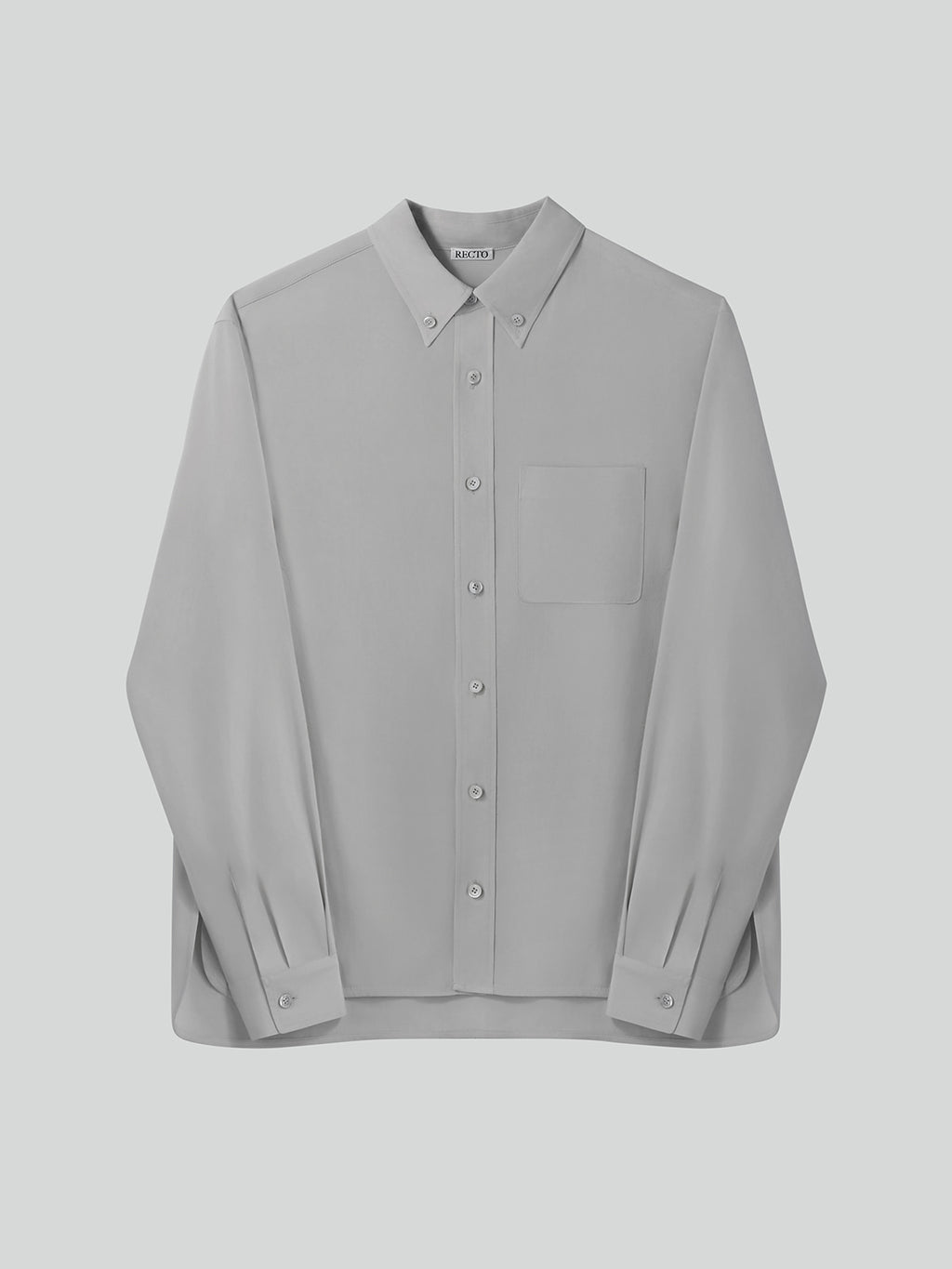 Recto - Wrinkled Fluid Shirt (Light Taupe) product image 5 | TRAB K-Fashion Australia