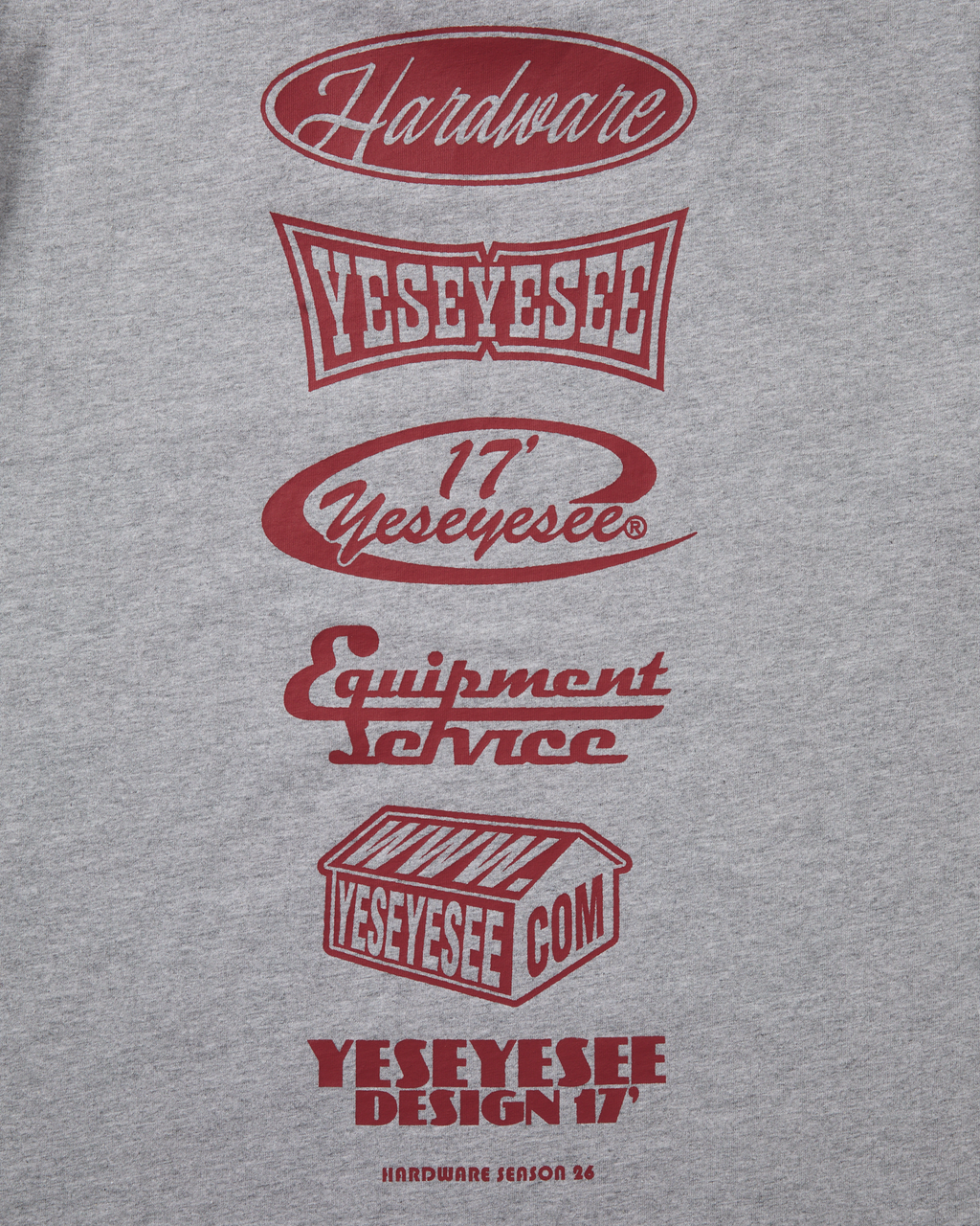 yeseyesee - Y.E.S Hardware Tee (Grey) product image 6 | TRAB K-Fashion Australia