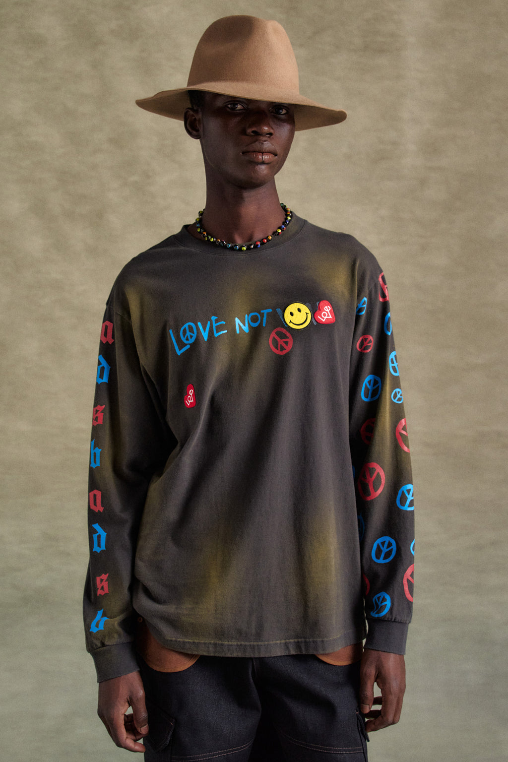 Andersson Bell - Unisex Love L/s T-Shirts (Characoal) product image 7 | TRAB K-Fashion Australia