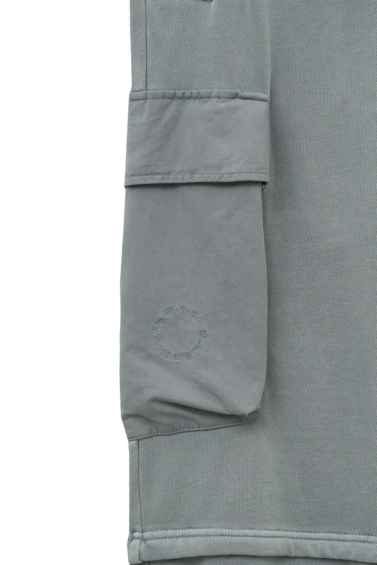 Matin Kim - Pigment Dyed Cargo Pants (Light Grey) product image 5 | TRAB K-Fashion Australia
