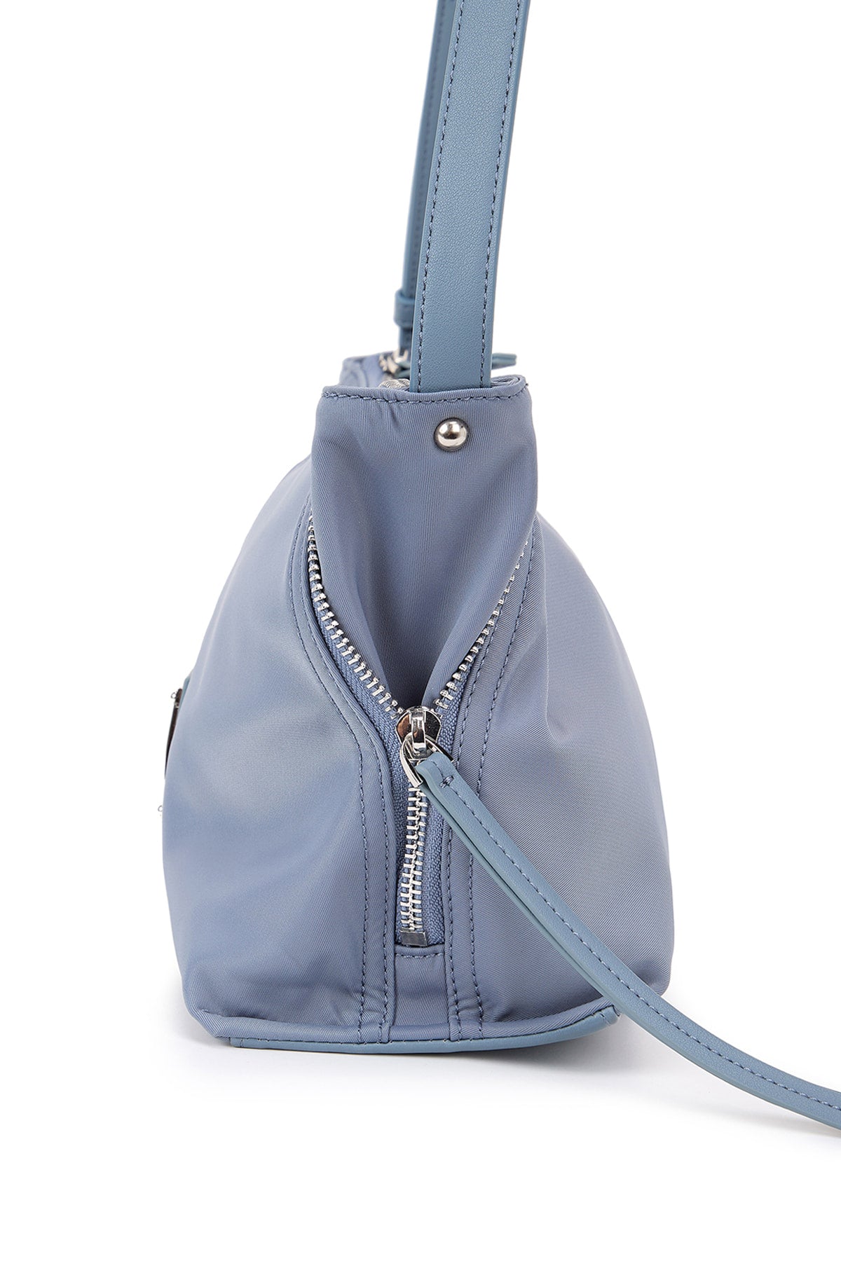 Matin Kim - Side Zipper Fabric Two Way Bag (Blue) product image 3 | TRAB K-Fashion Australia