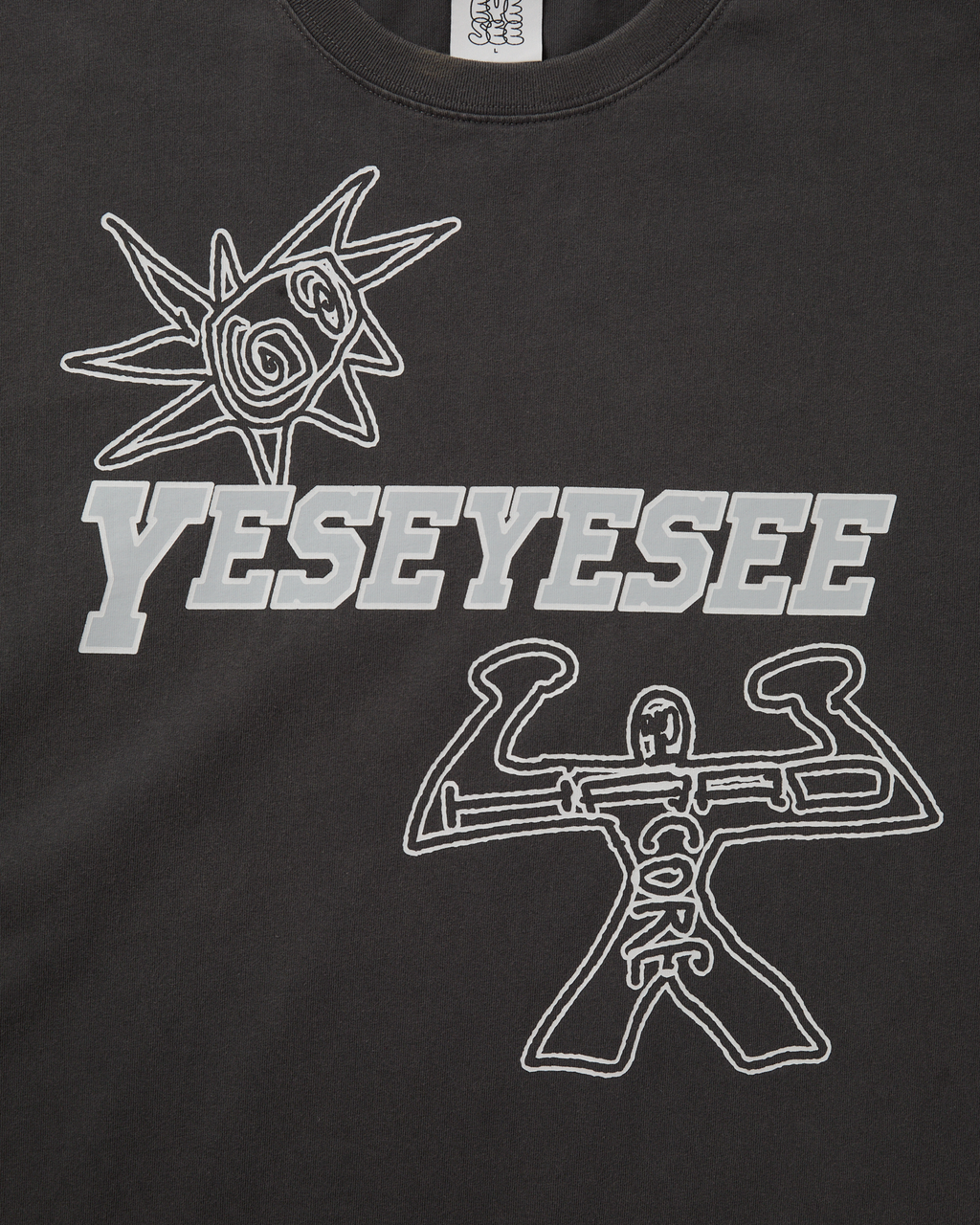 yeseyesee - Hardcore Tee (Charcoal) product image 4 | TRAB K-Fashion Australia