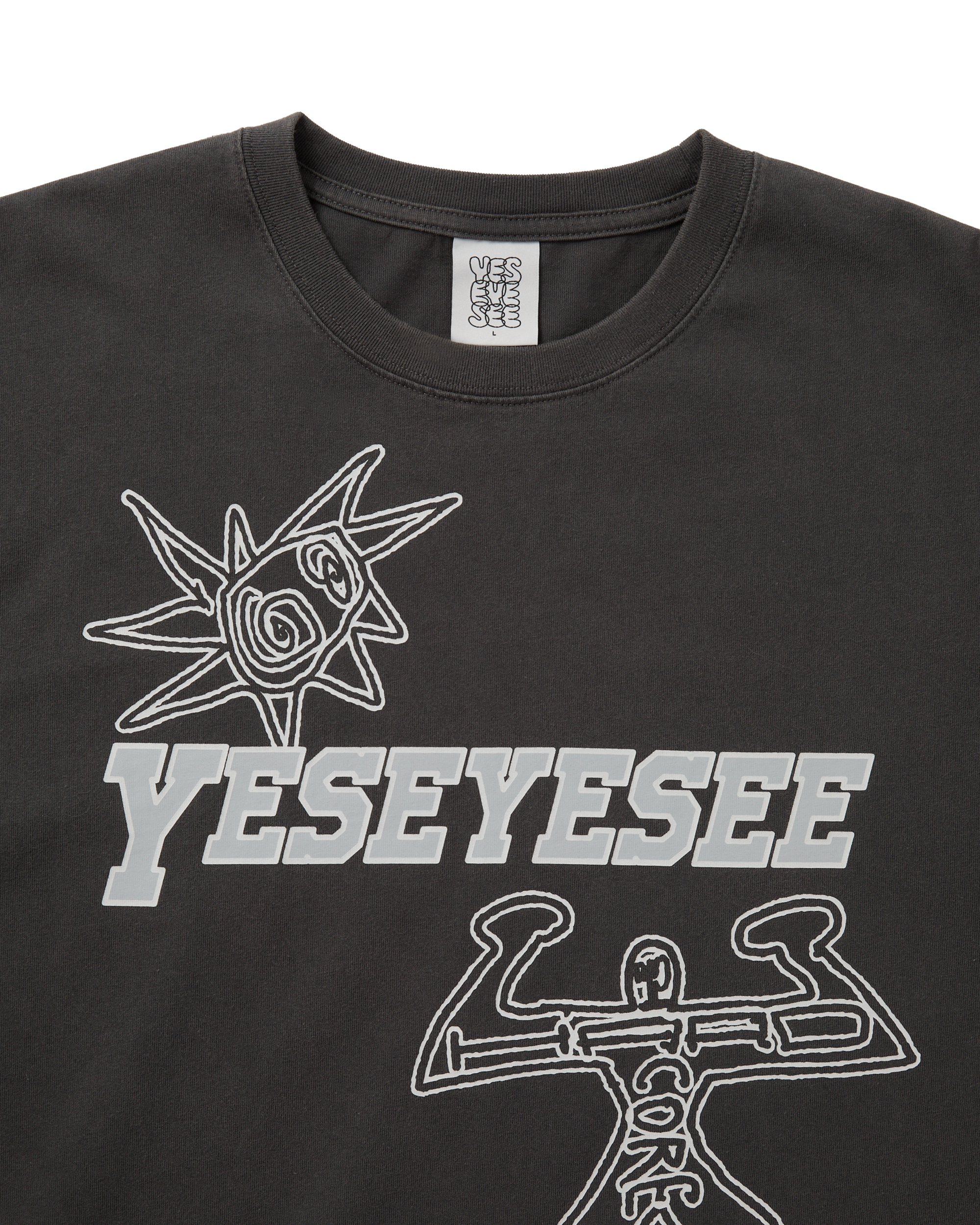 yeseyesee - Hardcore Tee (Charcoal) product image 3 | TRAB K-Fashion Australia
