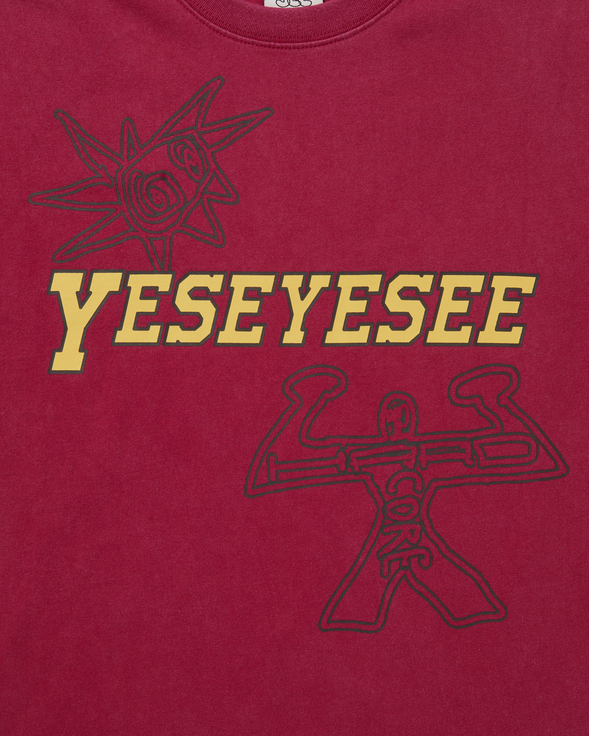 yeseyesee - Hardcore Tee (Red) product image 4 | TRAB K-Fashion Australia