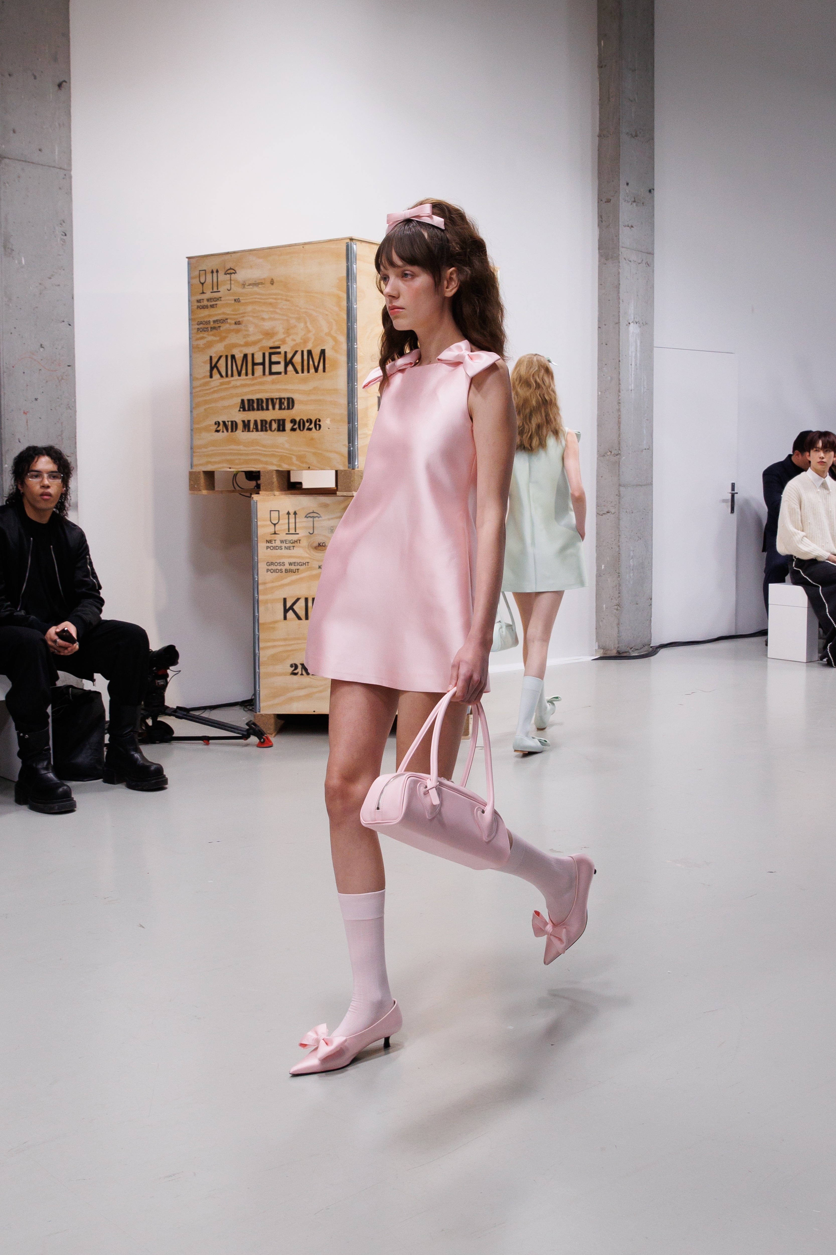 Kimhe Kim - Monroe Mini Dress (Pink) product image 4 | TRAB K-Fashion Australia