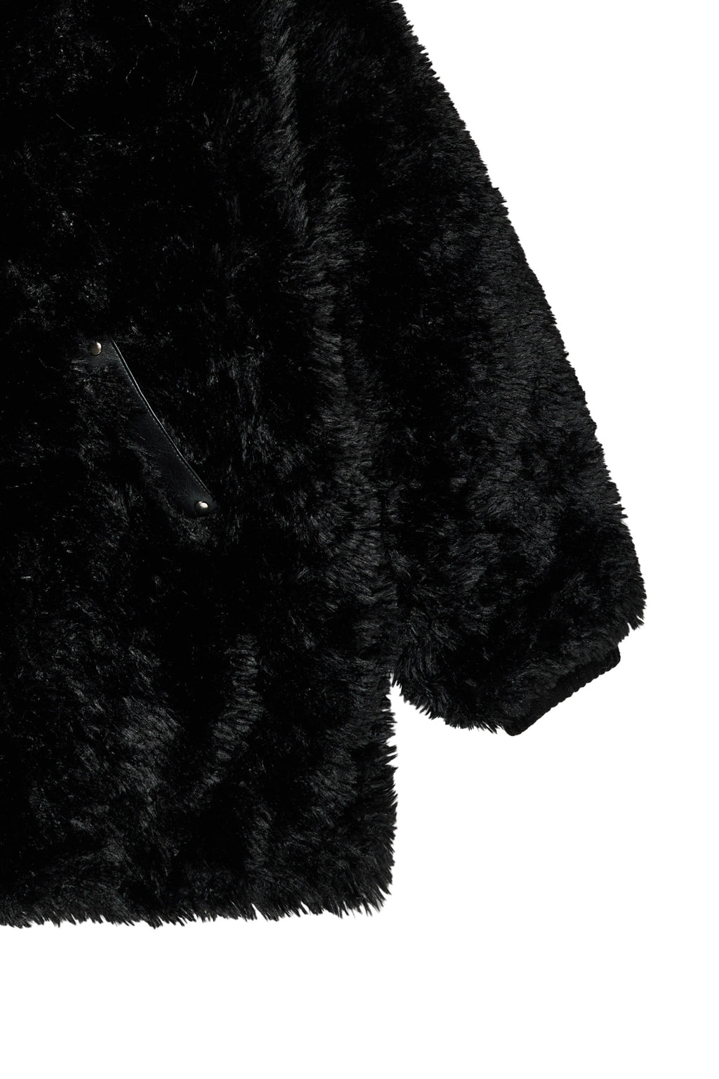 Deinet - Bizzo Point Faux Fur Jumper (Black) product image 14 | TRAB K-Fashion Australia