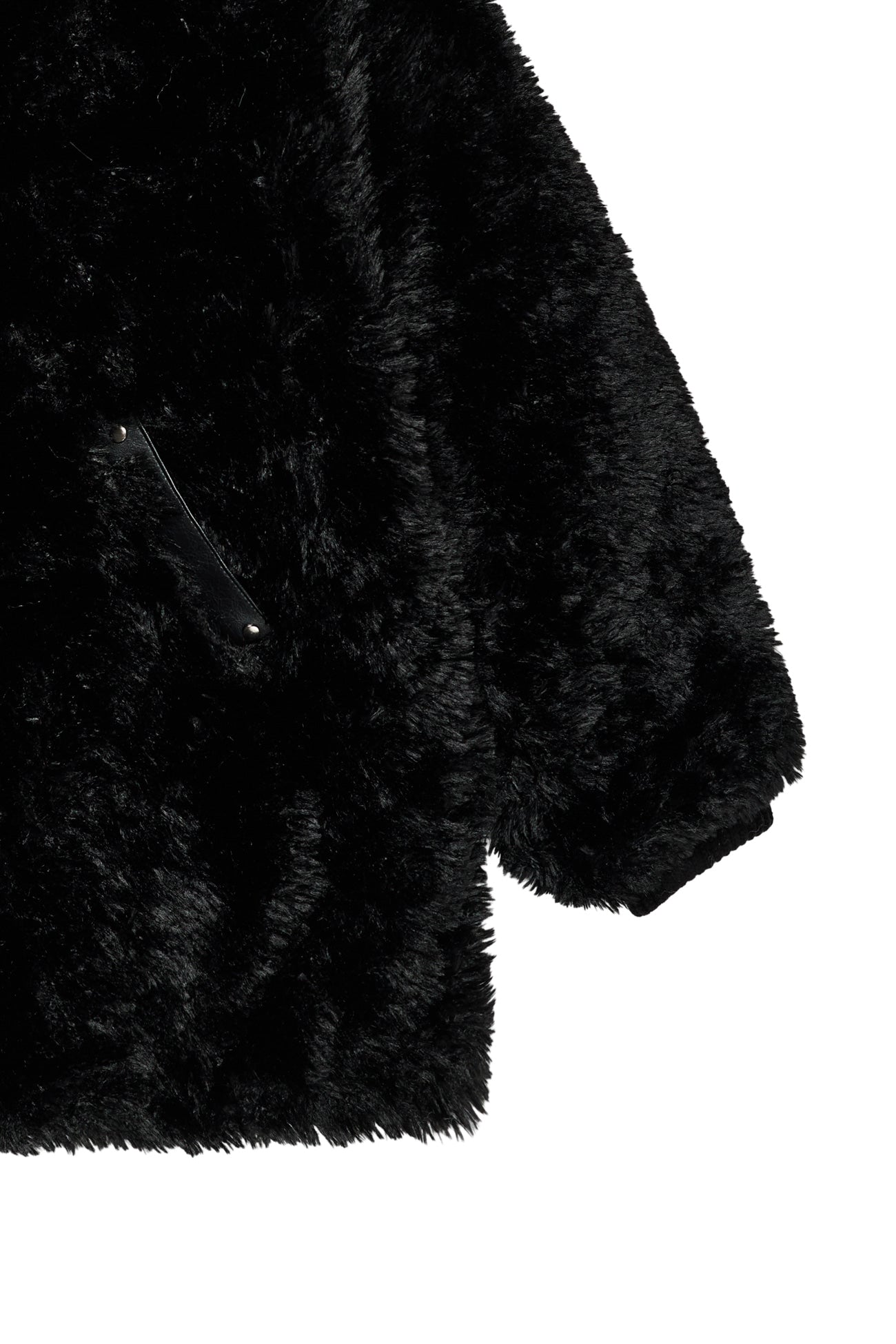 Deinet - Bizzo Point Faux Fur Jumper (Black) product image 14 | TRAB K-Fashion Australia