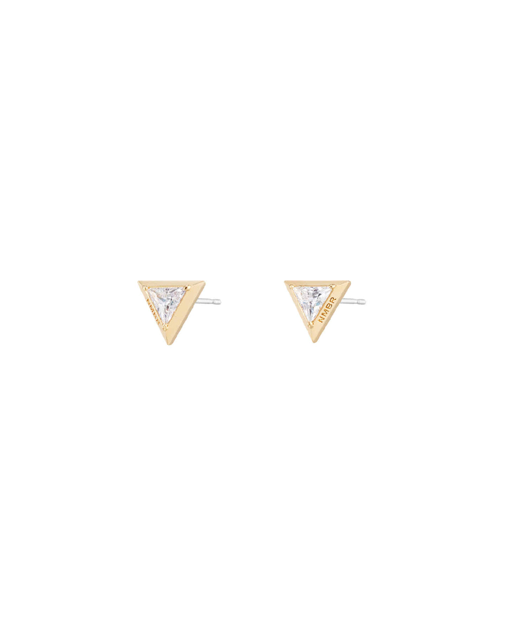 Numbering - Inverted Triangle Earrings with Stone Chain #3191 product image 11 | TRAB K-Fashion Australia