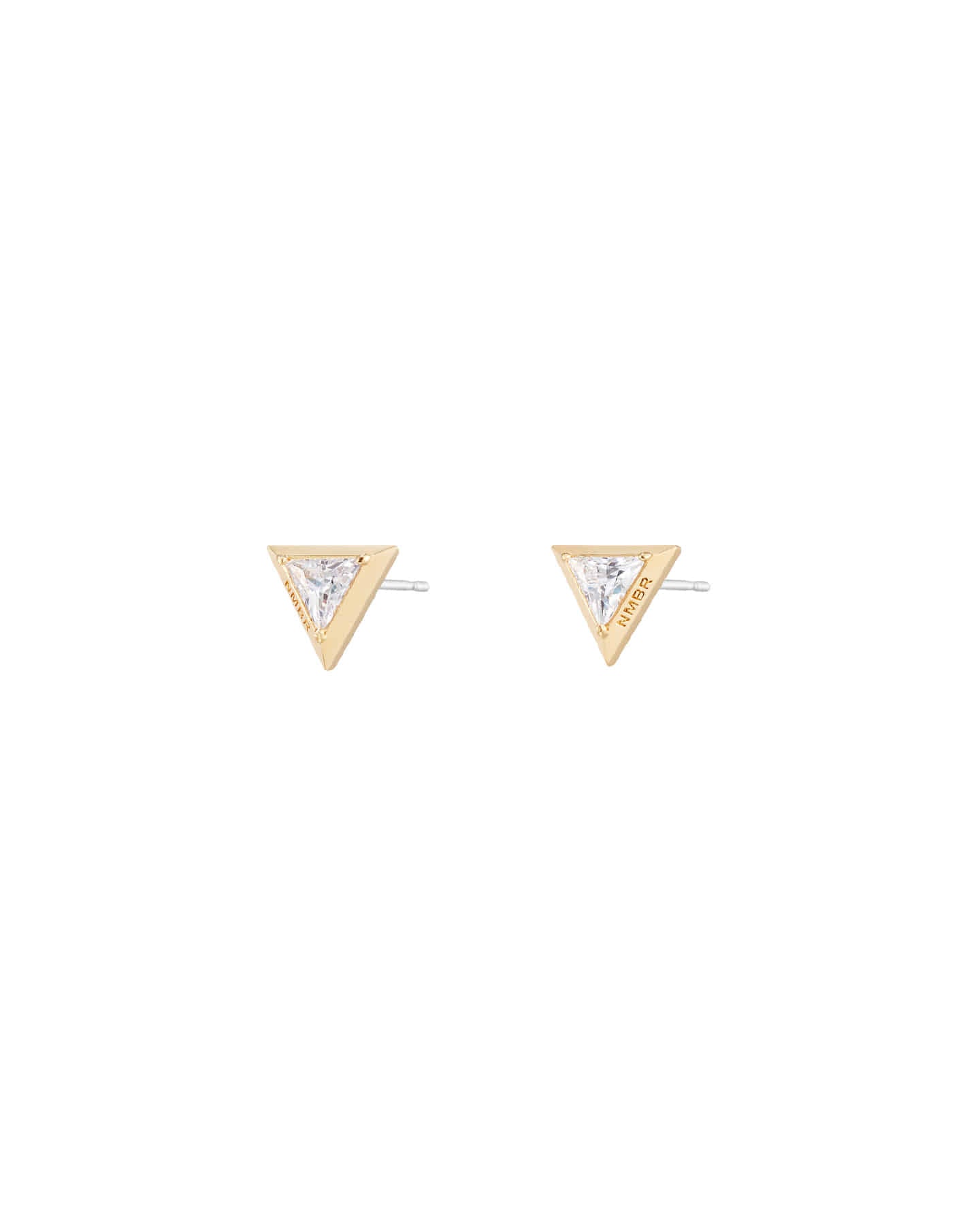 Numbering - Inverted Triangle Earrings with Stone Chain #3191 product image 11 | TRAB K-Fashion Australia