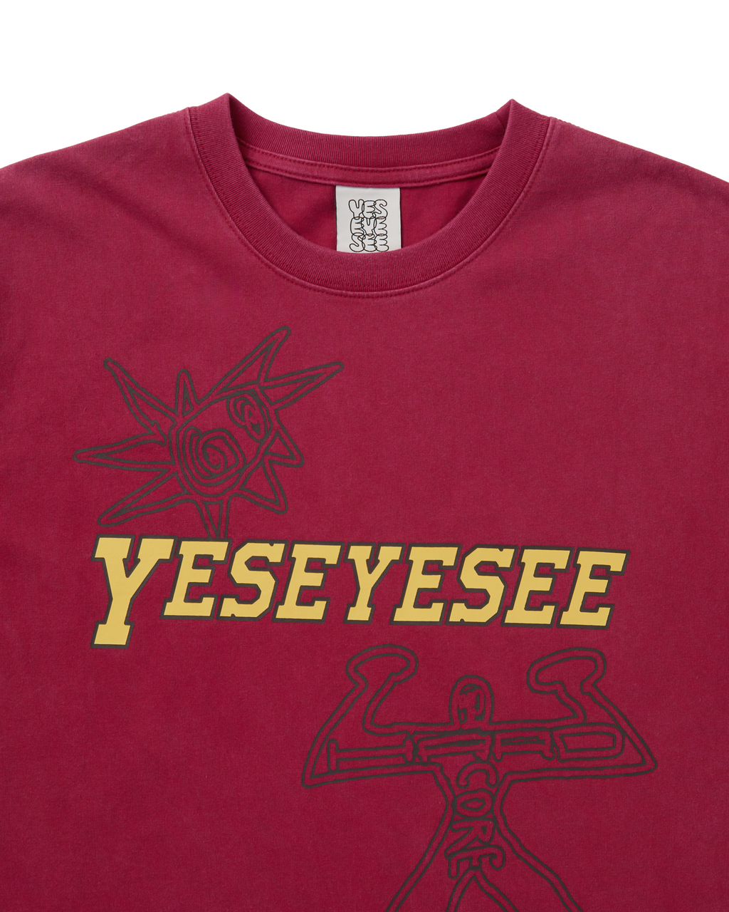 yeseyesee - Hardcore Tee (Red) product image 3 | TRAB K-Fashion Australia