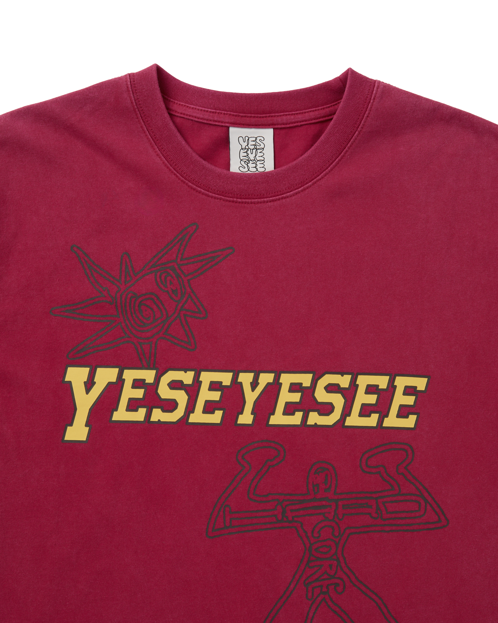 yeseyesee - Hardcore Tee (Red) product image 3 | TRAB K-Fashion Australia