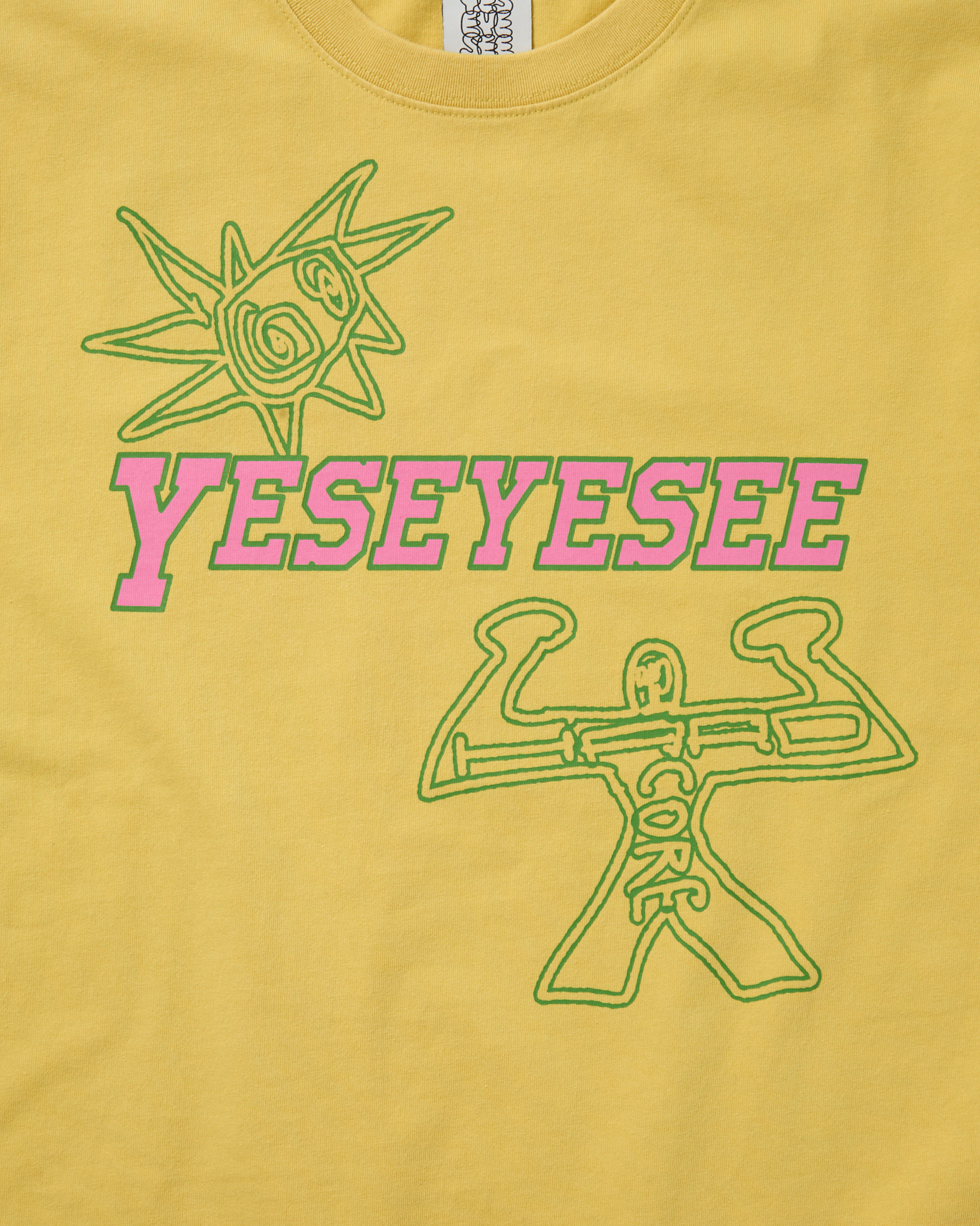 yeseyesee - Hardcore Tee (Yellow) product image 4 | TRAB K-Fashion Australia