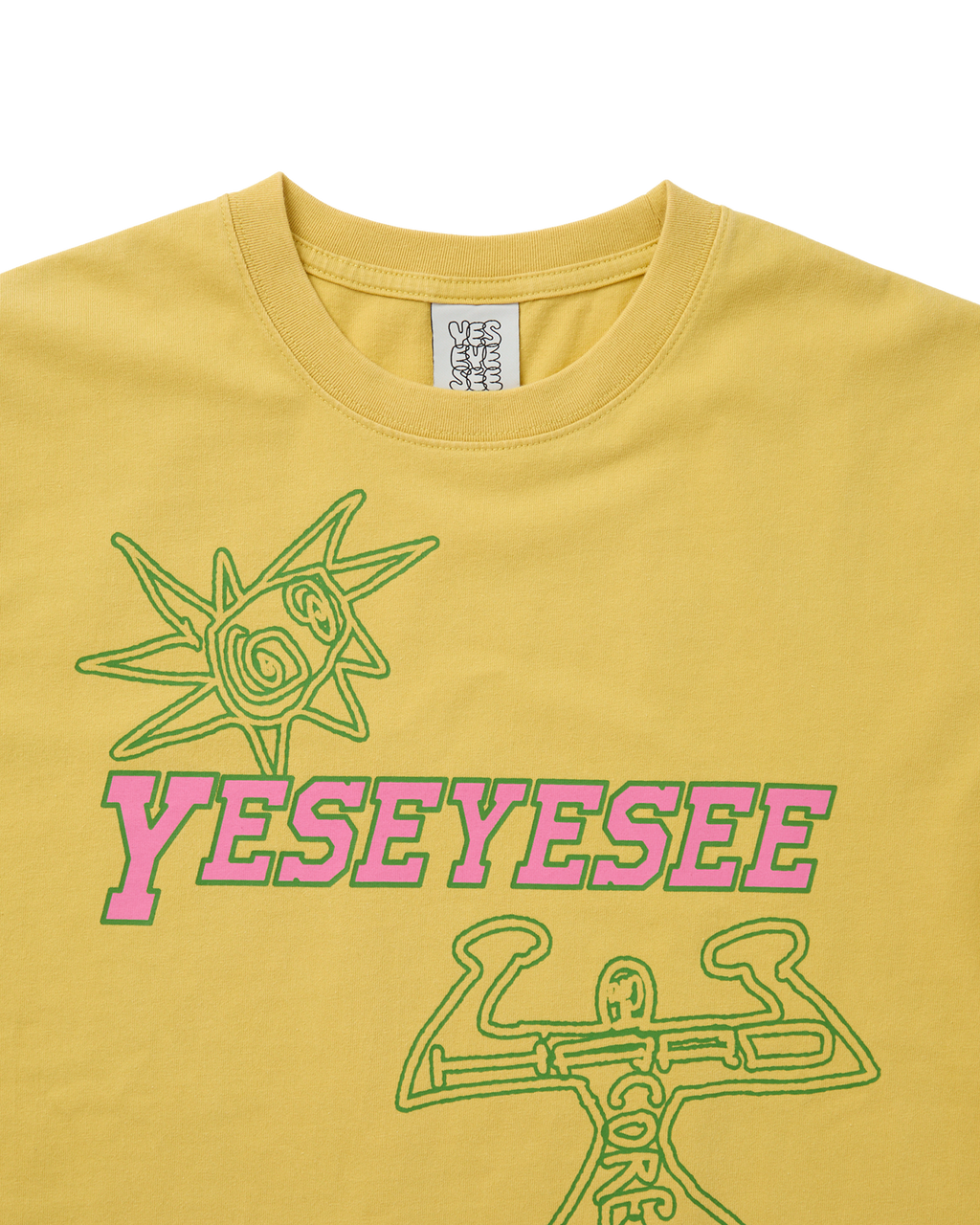yeseyesee - Hardcore Tee (Yellow) product image 3 | TRAB K-Fashion Australia