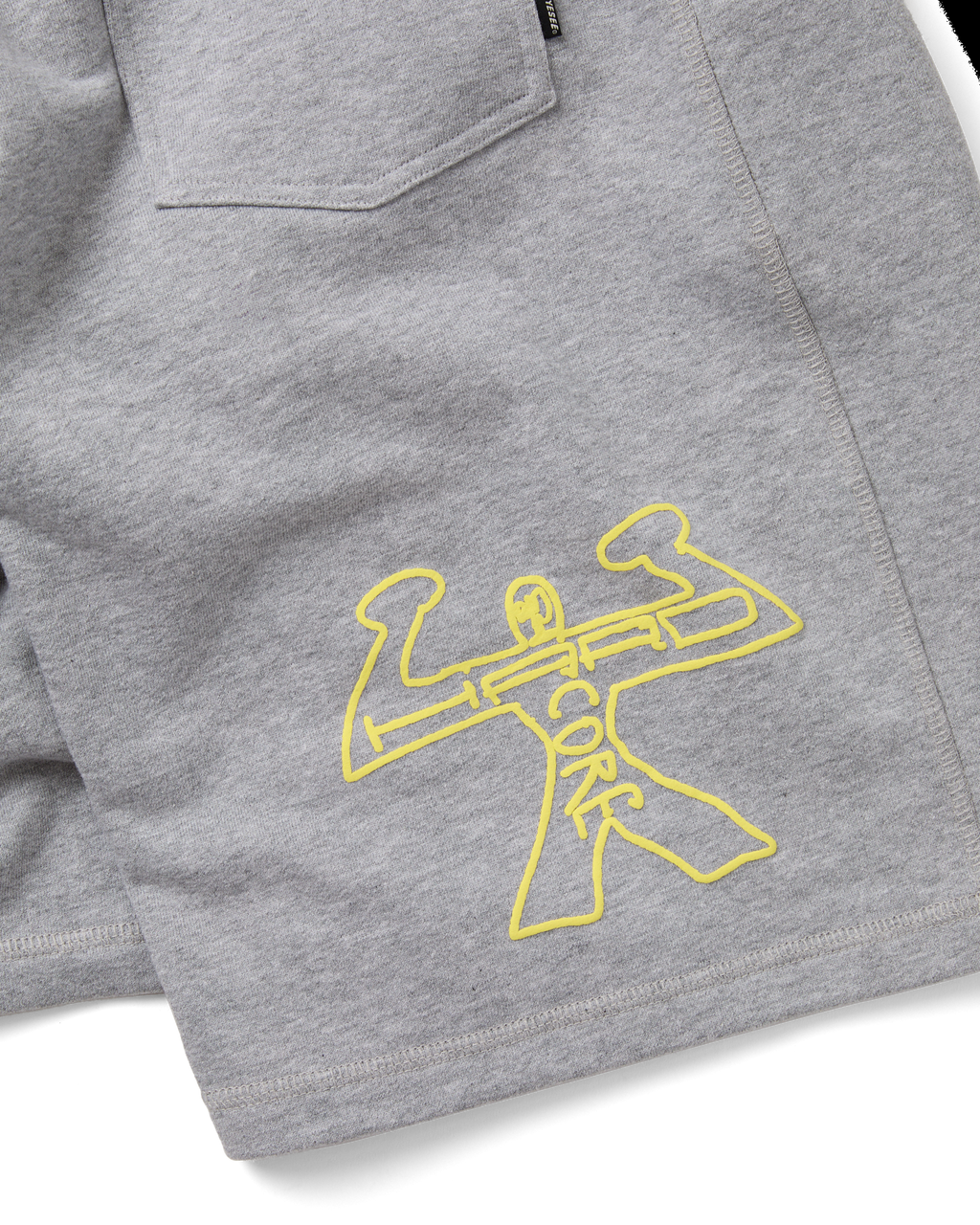 yeseyesee - Hardcore Sweatshorts (Grey) product image 5 | TRAB K-Fashion Australia
