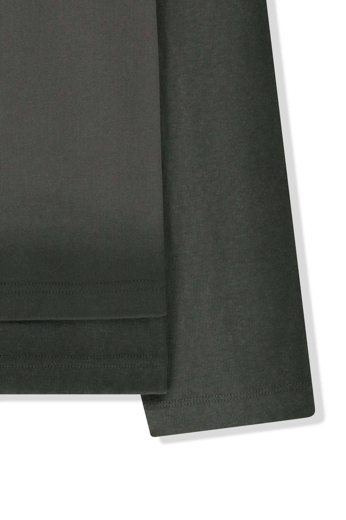 Matin Kim - Dust Washed Logo Layered Top (Charcoal) product image 4 | TRAB K-Fashion Australia