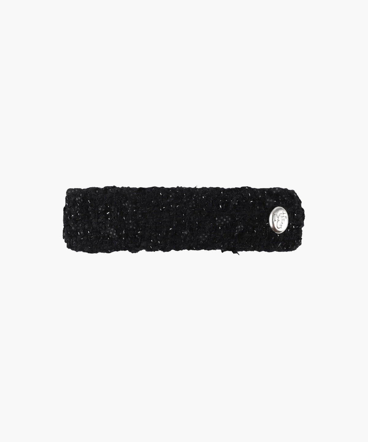 Marithe & Francois Girbaud - Tweed Hair Pin (Black) product image 1 | TRAB K-Fashion Australia