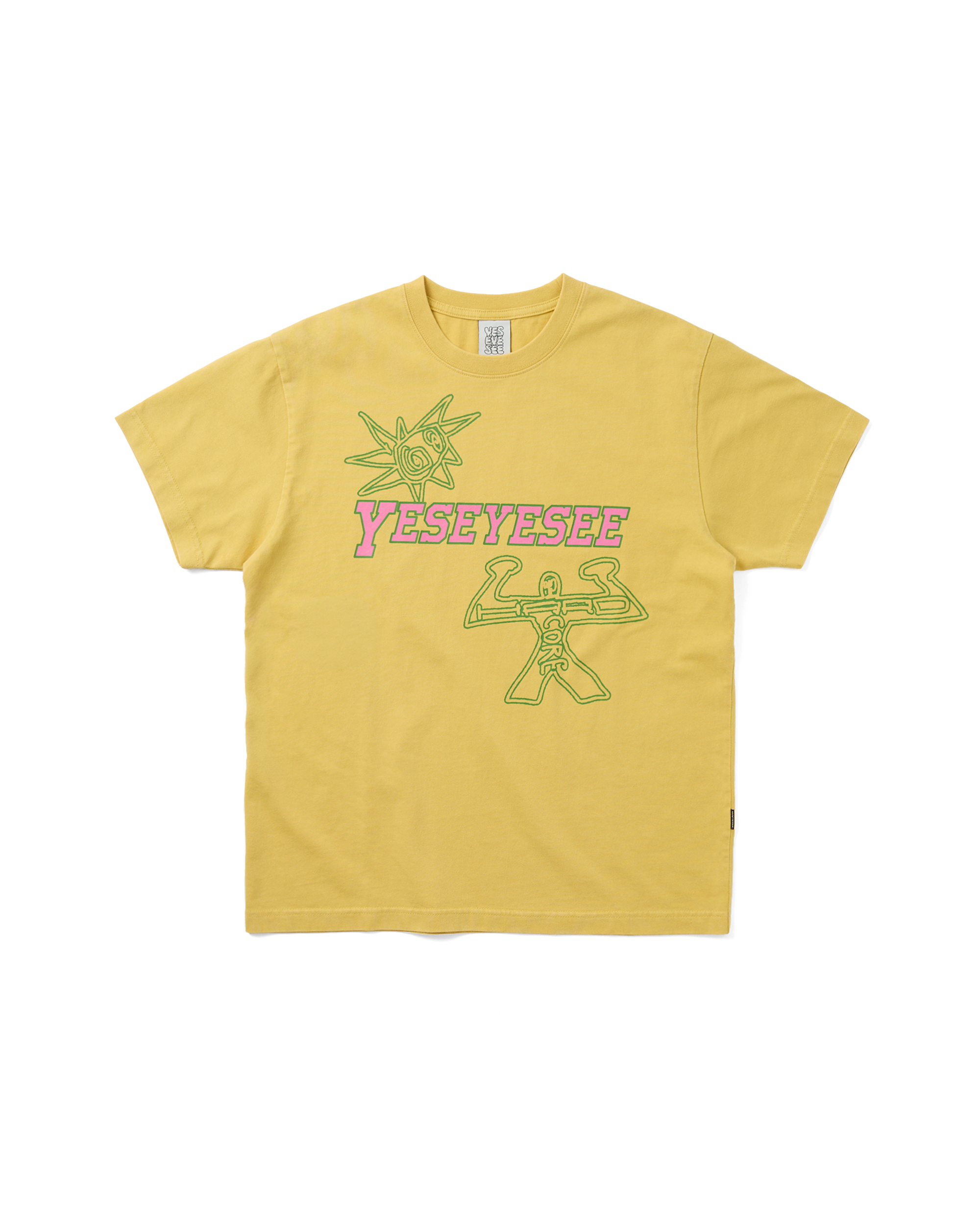 yeseyesee - Hardcore Tee (Yellow) product image 1 | TRAB K-Fashion Australia