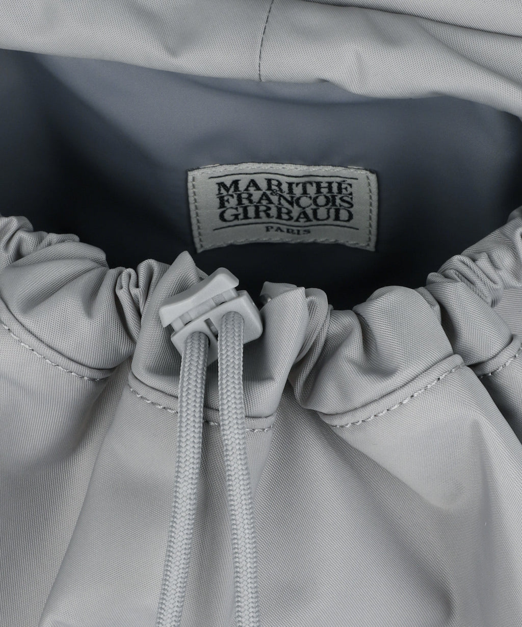 Marithe & Francois Girbaud - Classic Logo One Pocket Backpack (Gray) product image 5 | TRAB K-Fashion Australia