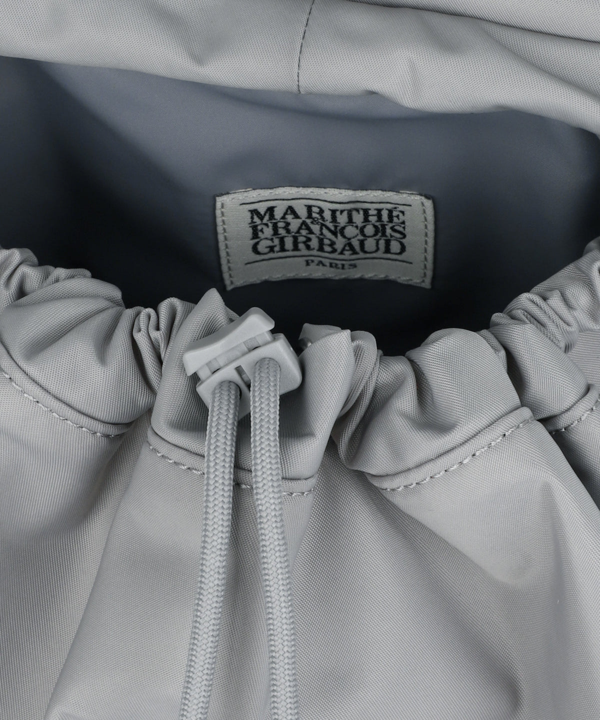 Marithe & Francois Girbaud - Classic Logo One Pocket Backpack (Gray) product image 5 | TRAB K-Fashion Australia