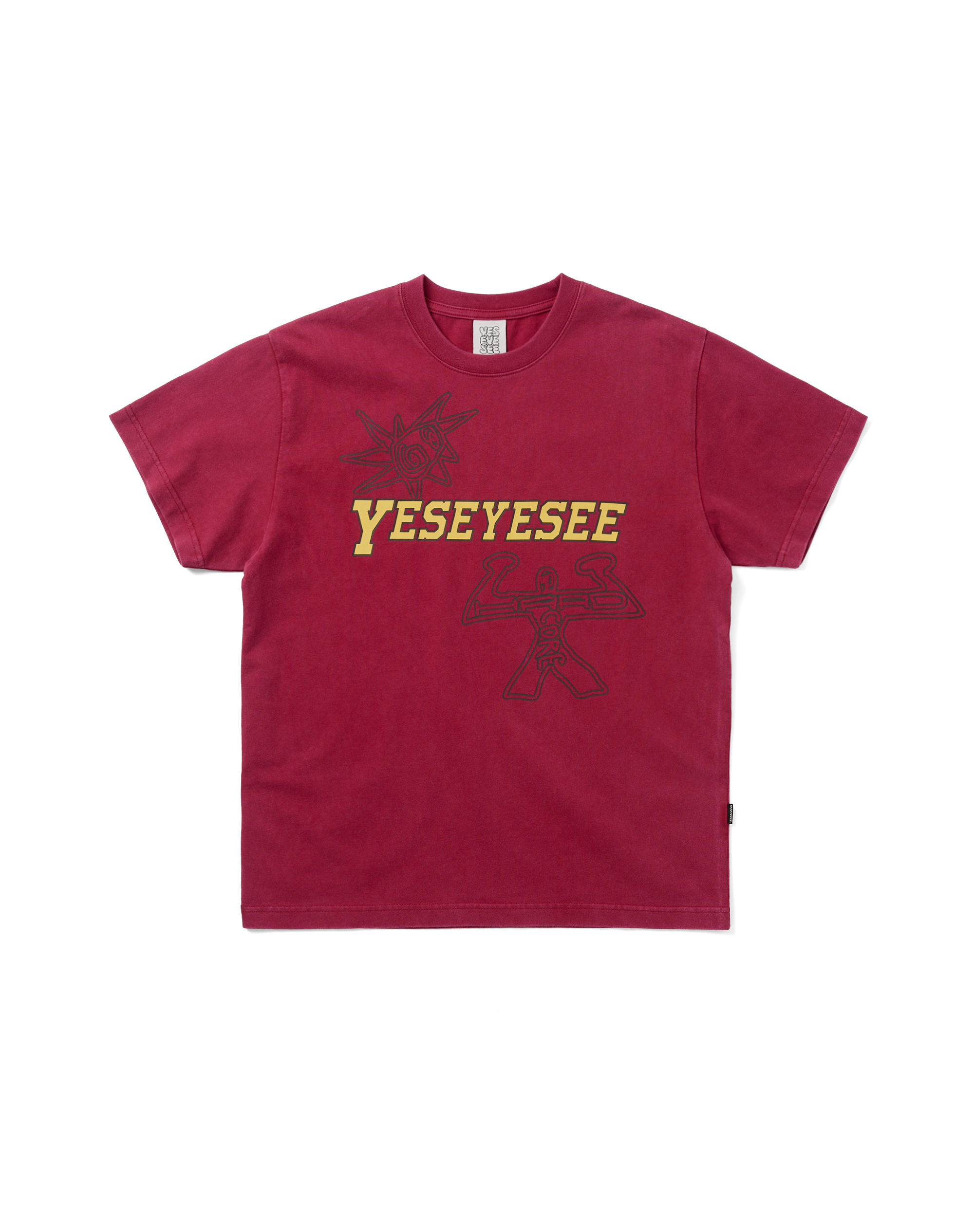 yeseyesee - Hardcore Tee (Red) product image 1 | TRAB K-Fashion Australia
