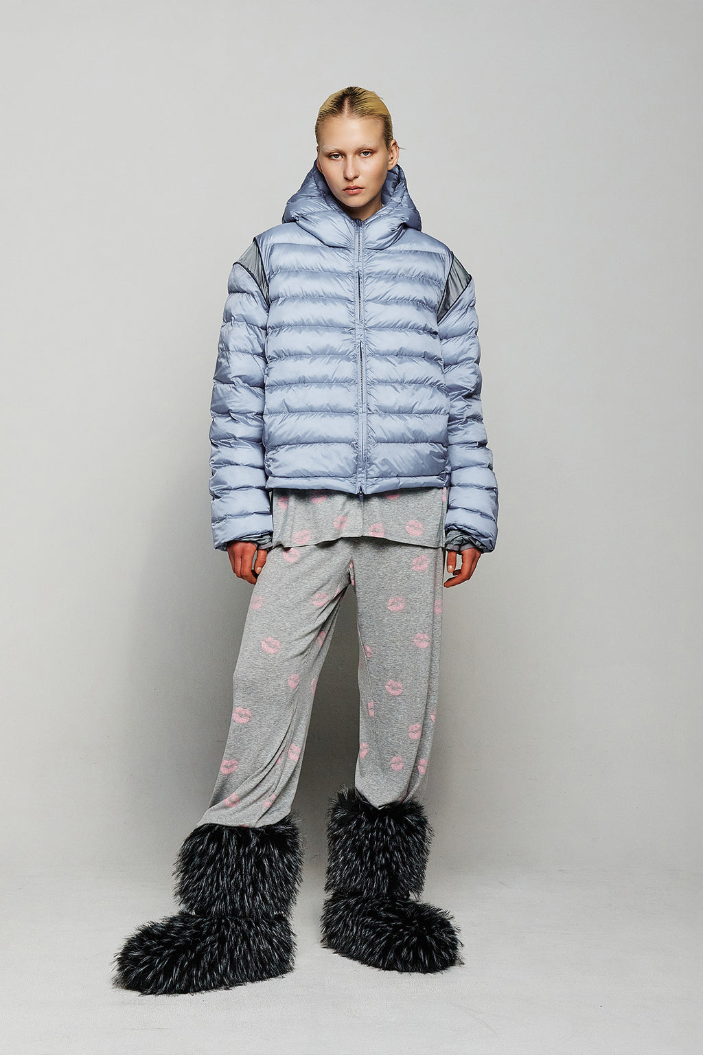 Deinet - Point Wellon Hooded Jacket (Sky Blue) product image 4 | TRAB K-Fashion Australia