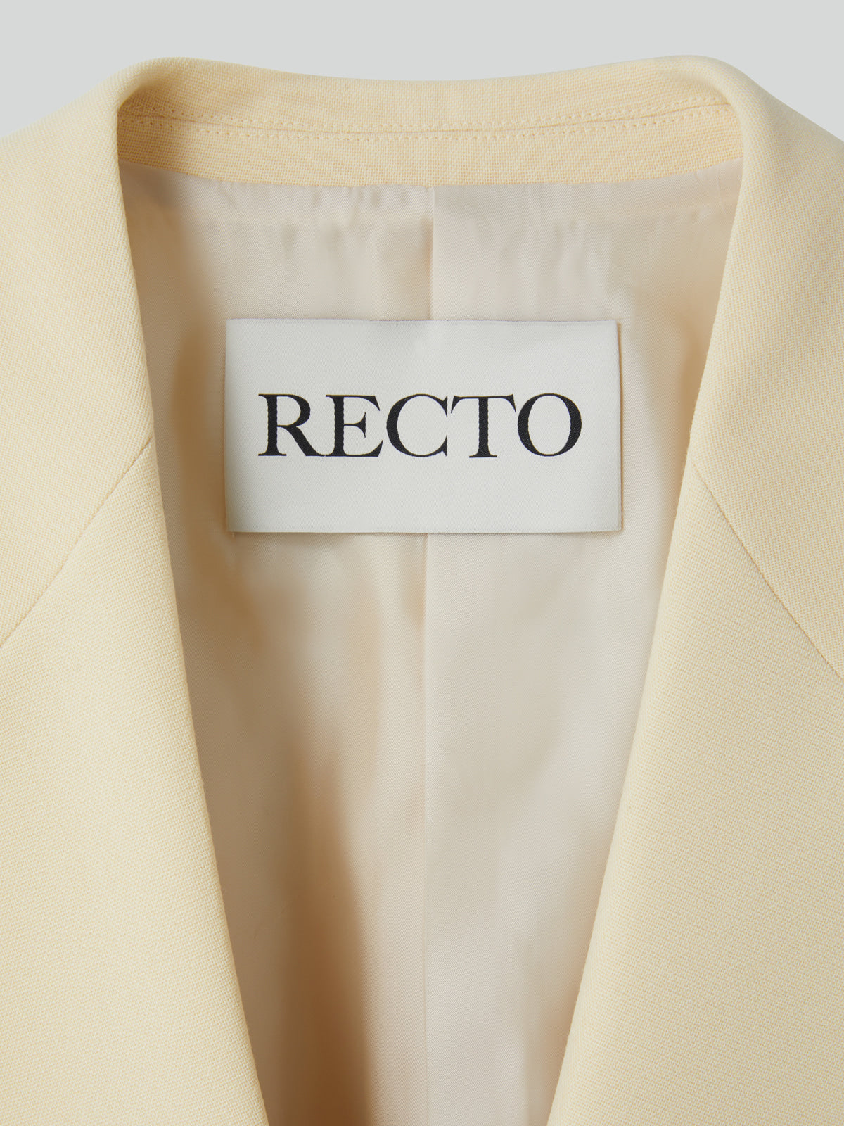 Recto - Oversized Structured Wool Jacket (Butter Beige) product image 7 | TRAB K-Fashion Australia