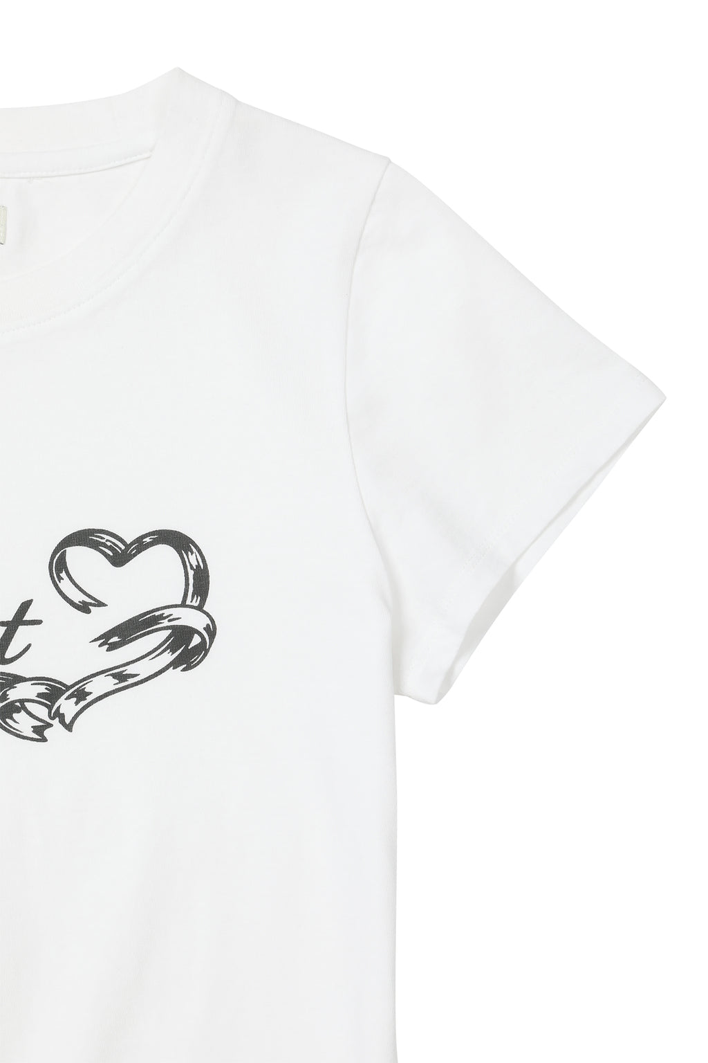 Deinet - Ruffle Washed T-Shirt (White) product image 4 | TRAB K-Fashion Australia