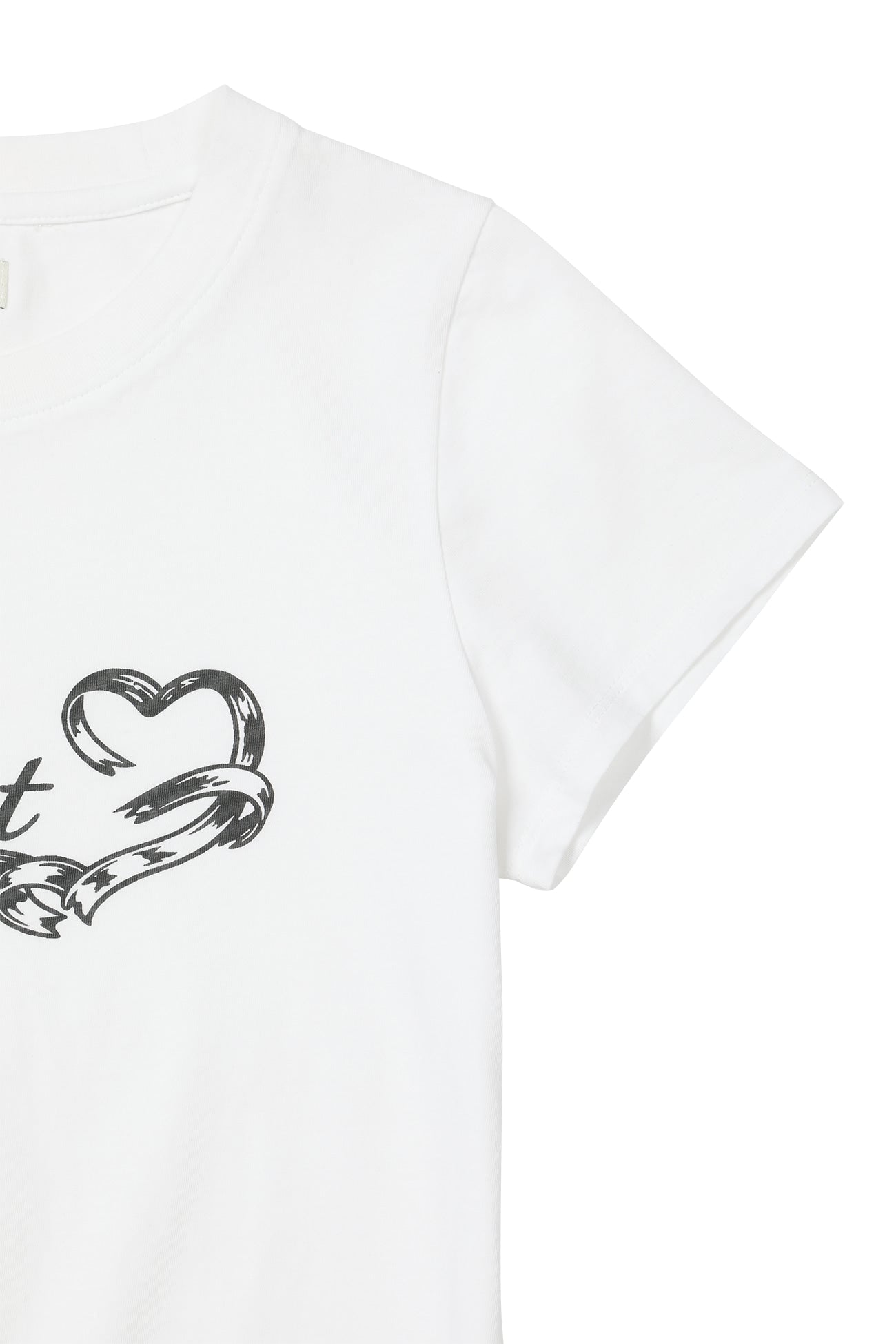 Deinet - Ruffle Washed T-Shirt (White) product image 4 | TRAB K-Fashion Australia
