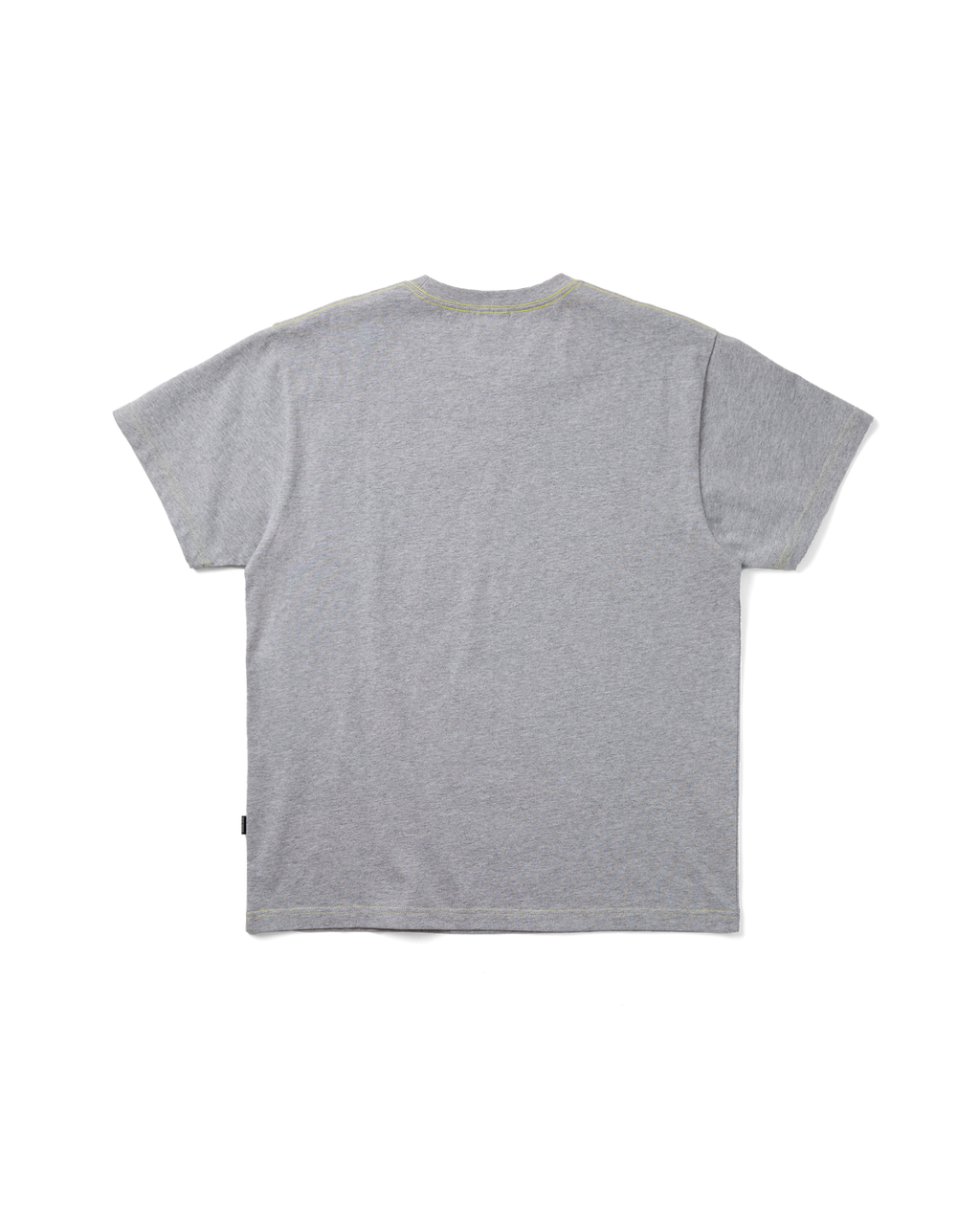 yeseyesee - Contrast Stitch Chain Logo Tee (Grey) product image 2 | TRAB K-Fashion Australia