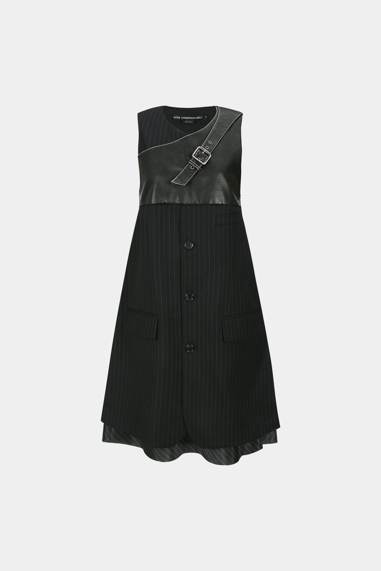 Andersson Bell - Blazer Cut Sleeveless Dress (Black) product image 9 | TRAB K-Fashion Australia