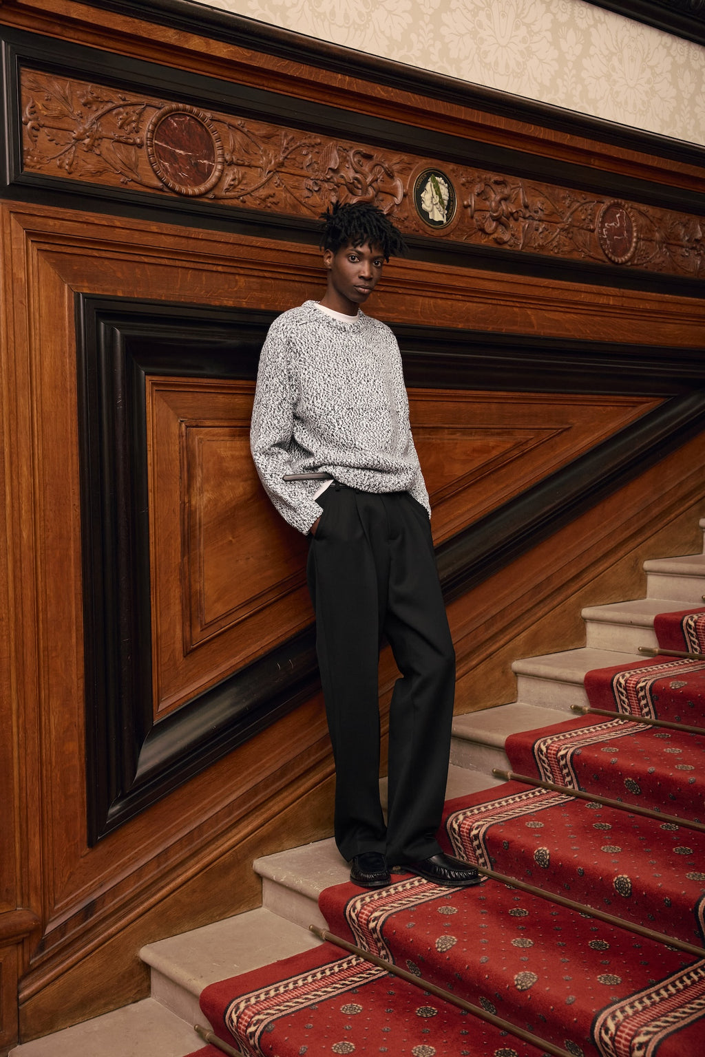 STU - Heather Round Neck Knit (OC) product image 8 | TRAB K-Fashion Australia